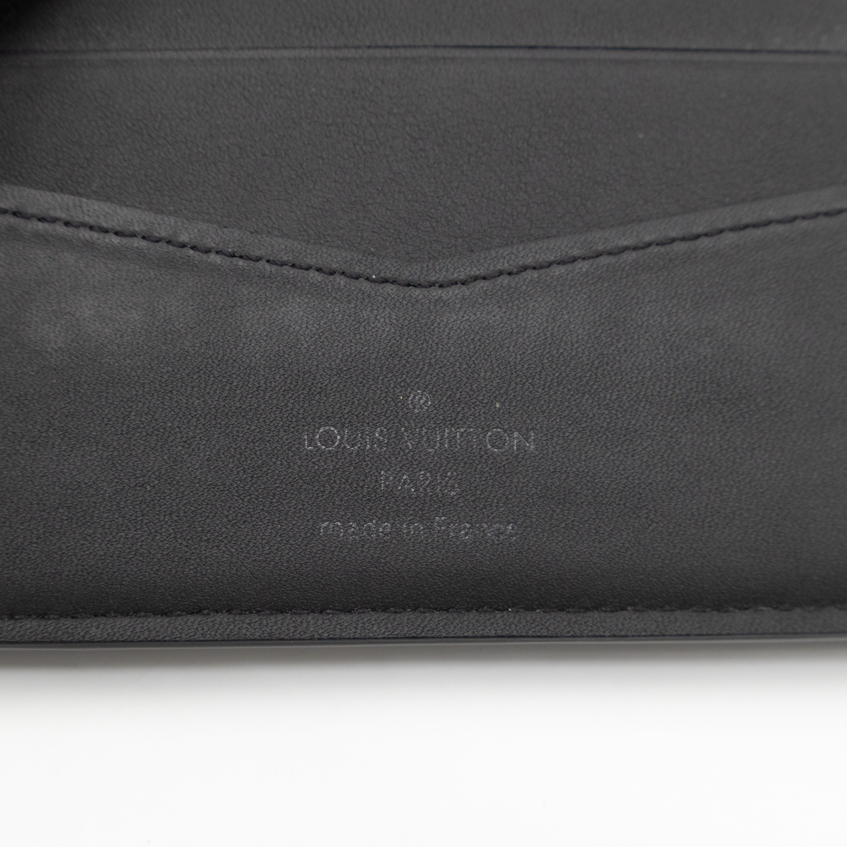 Slender Wallet Black Damier Inifini