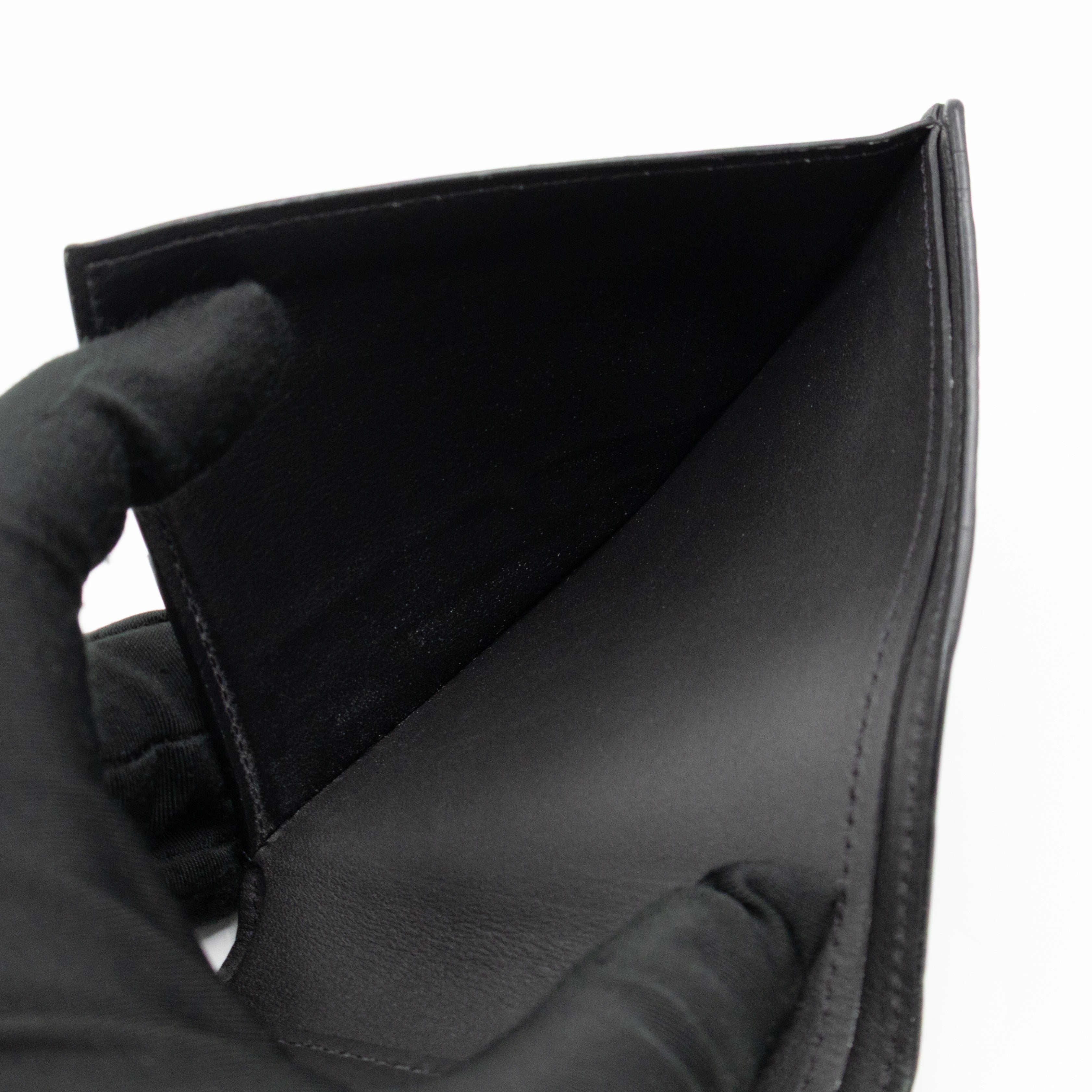 Slender Wallet Black Damier Inifini