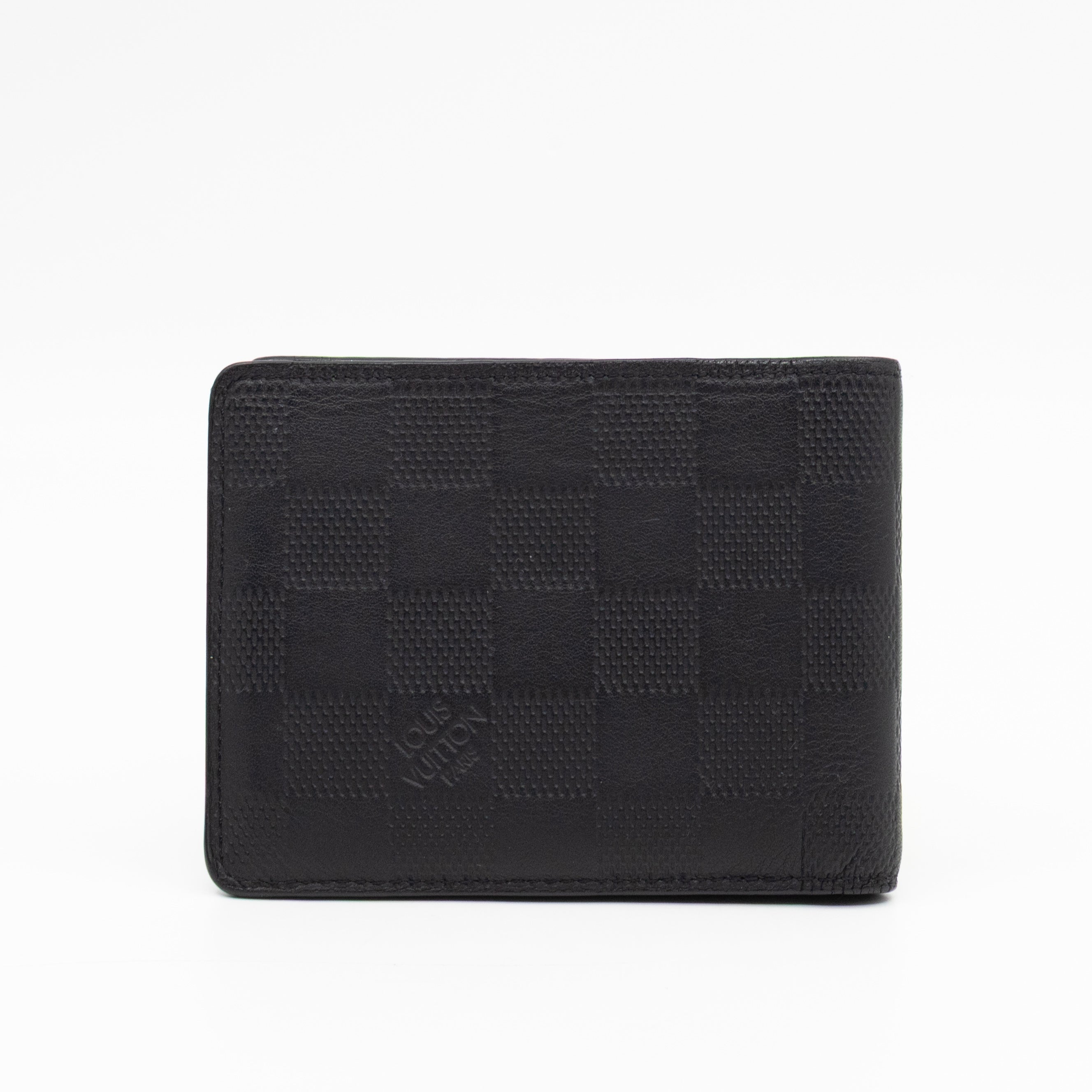 Slender Wallet Black Damier Inifini