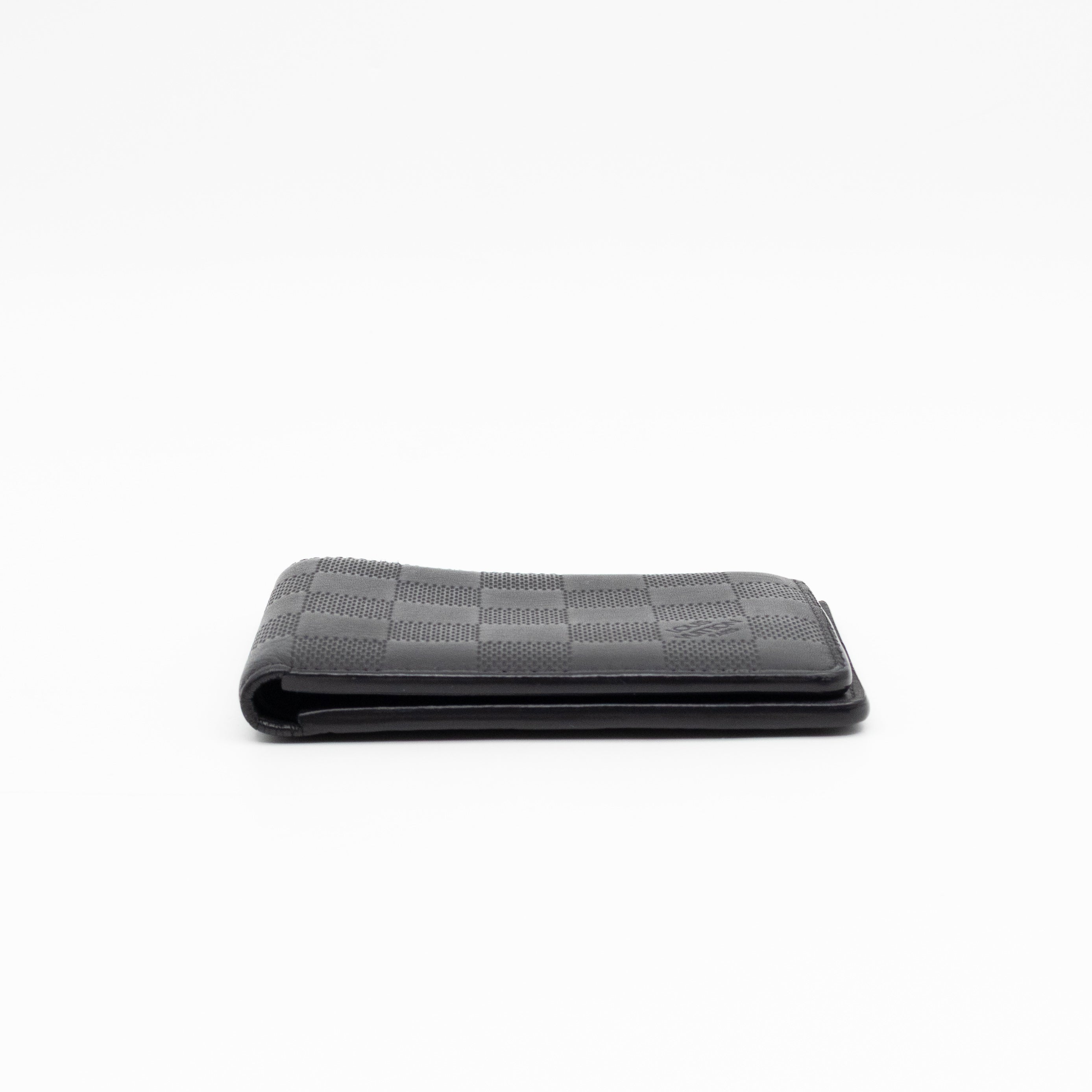 Slender Wallet Black Damier Inifini