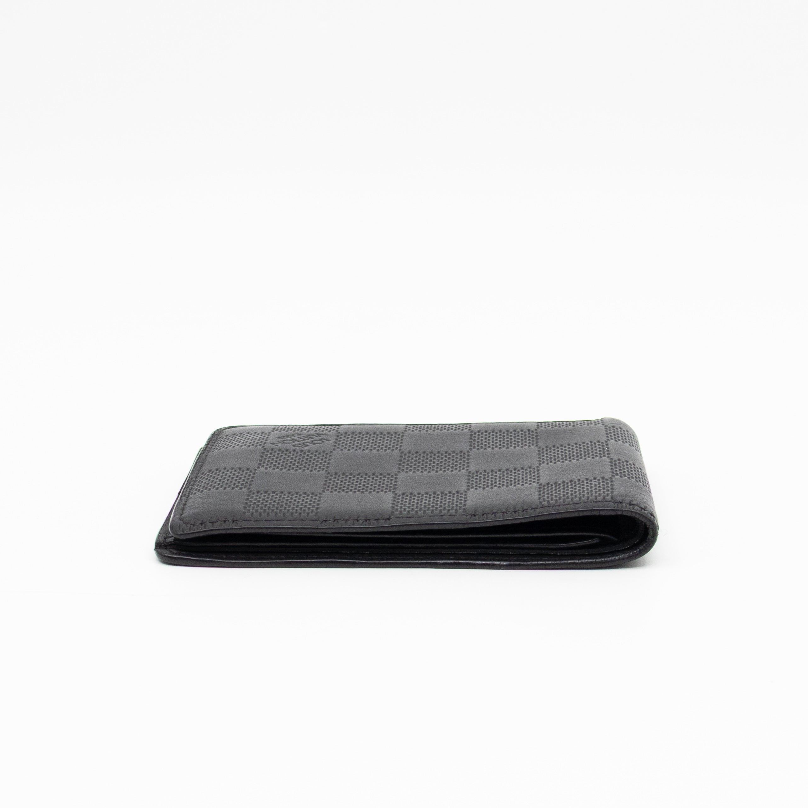 Slender Wallet Black Damier Inifini