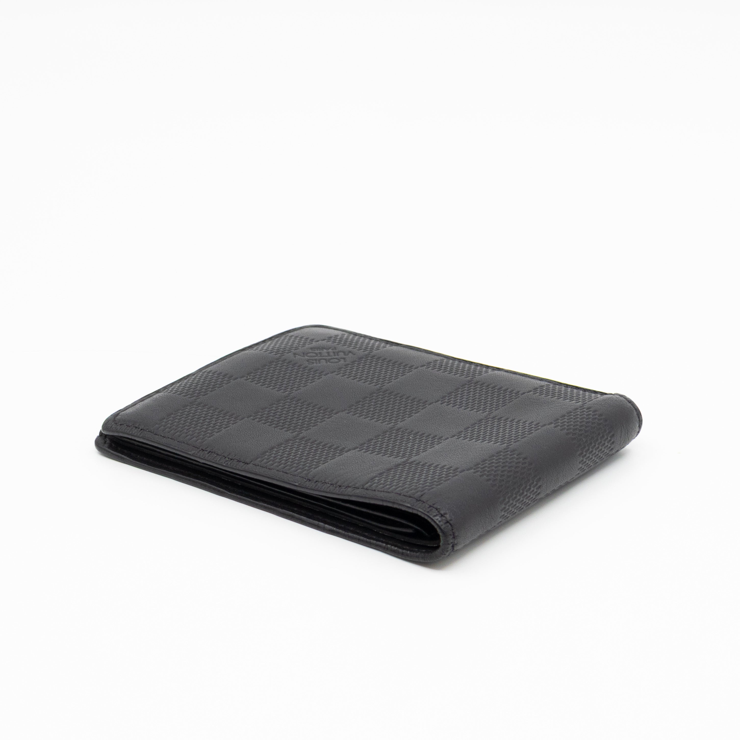 Slender Wallet Black Damier Inifini