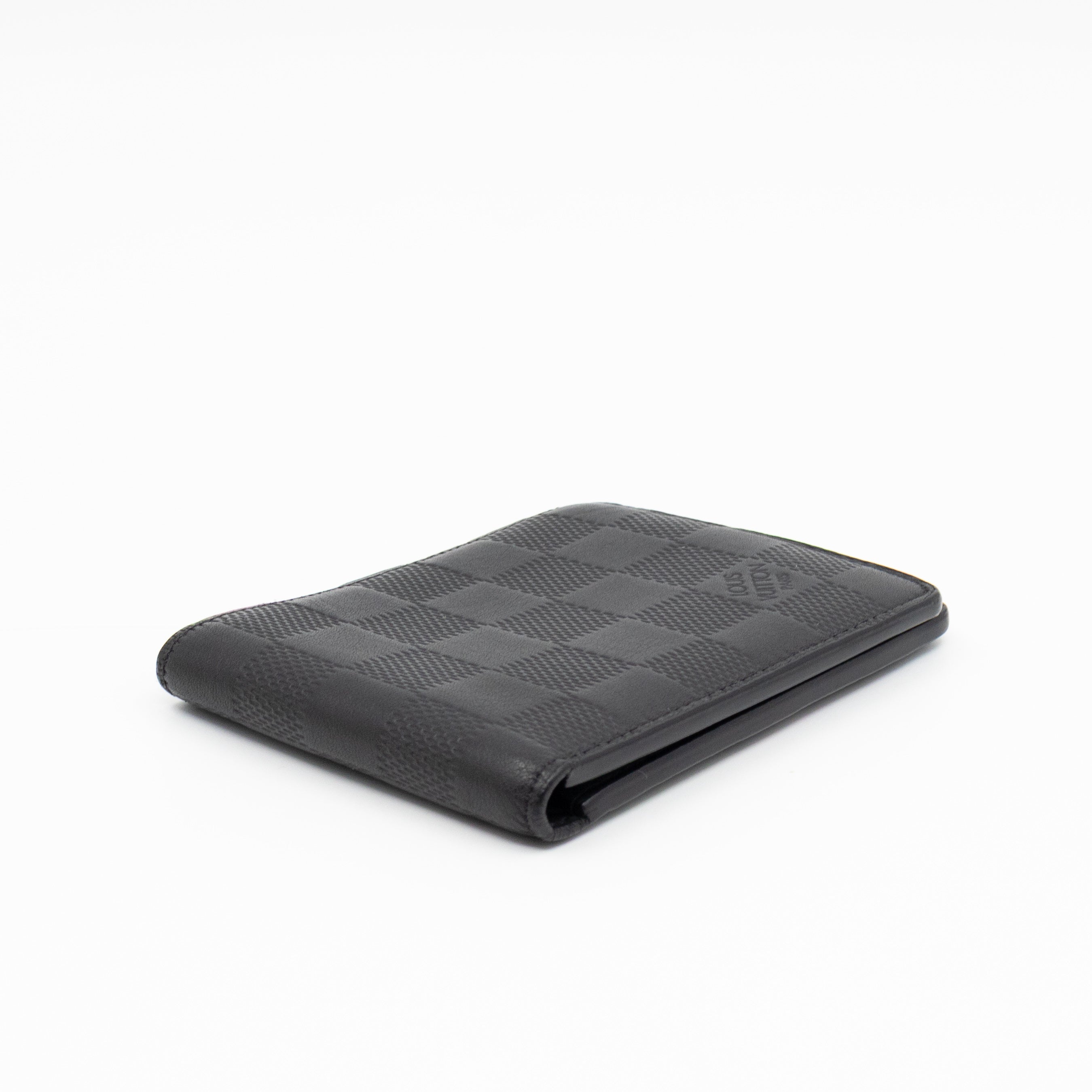 Slender Wallet Black Damier Inifini