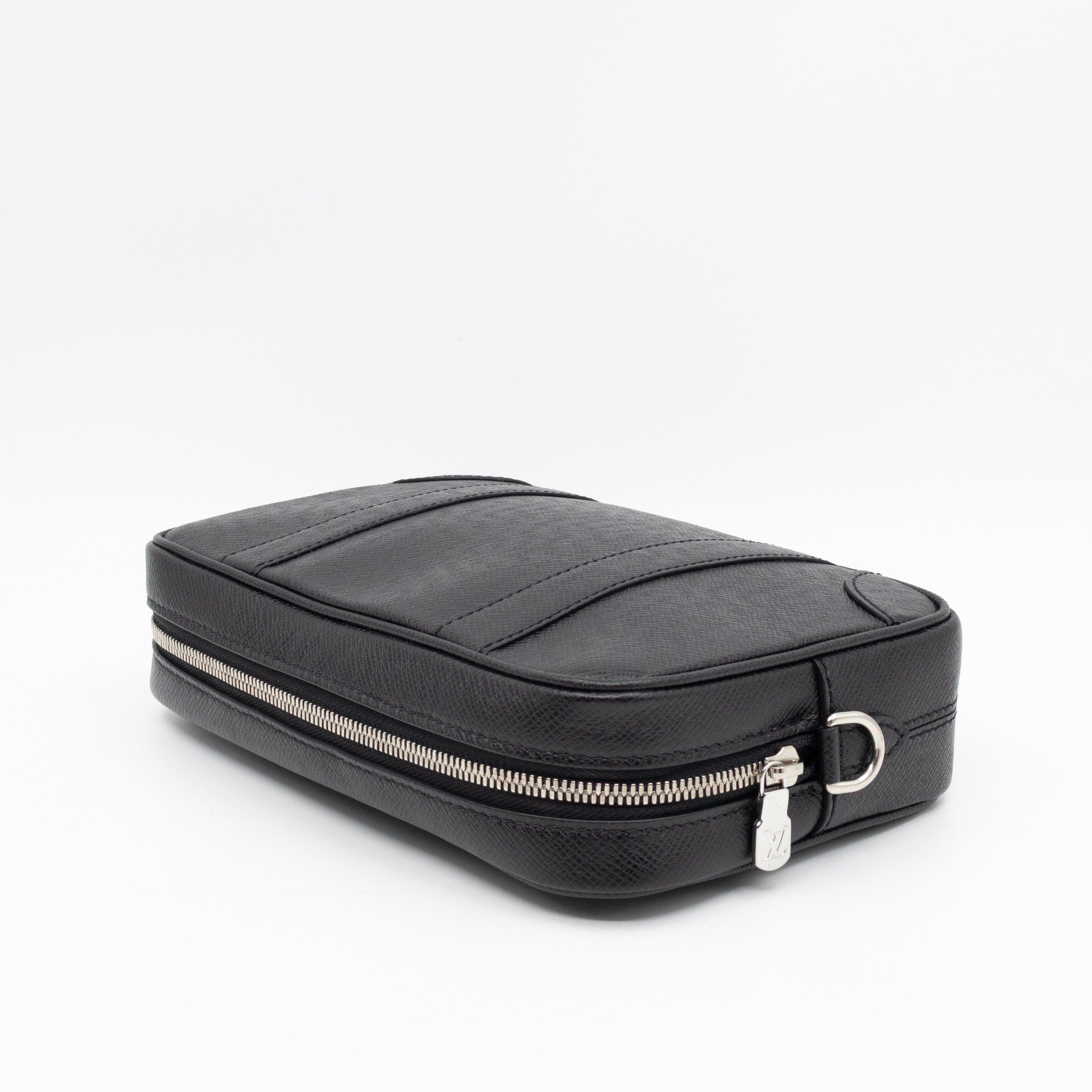 Pochette Kasai Clutch Black Leather