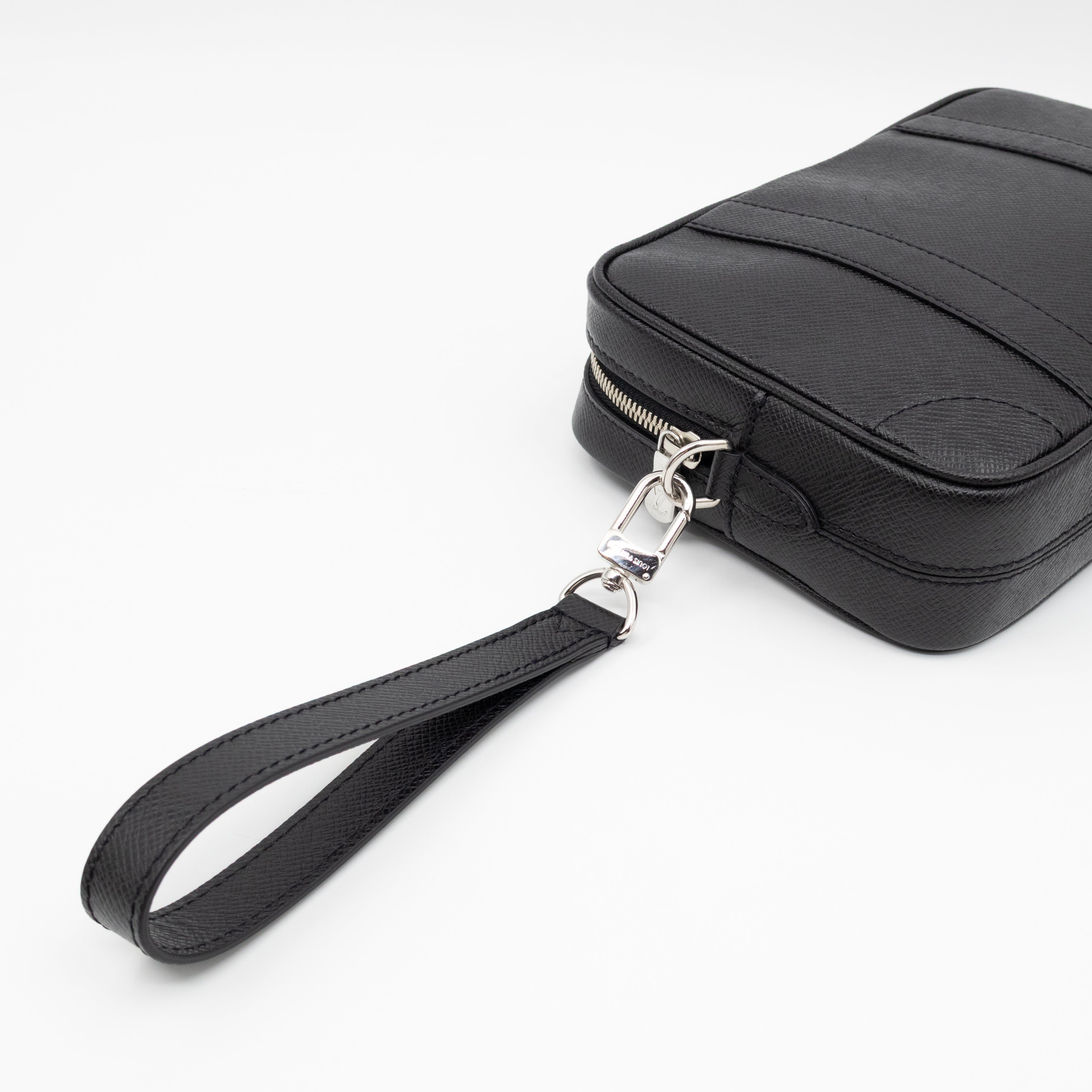 Pochette Kasai Clutch Black Leather