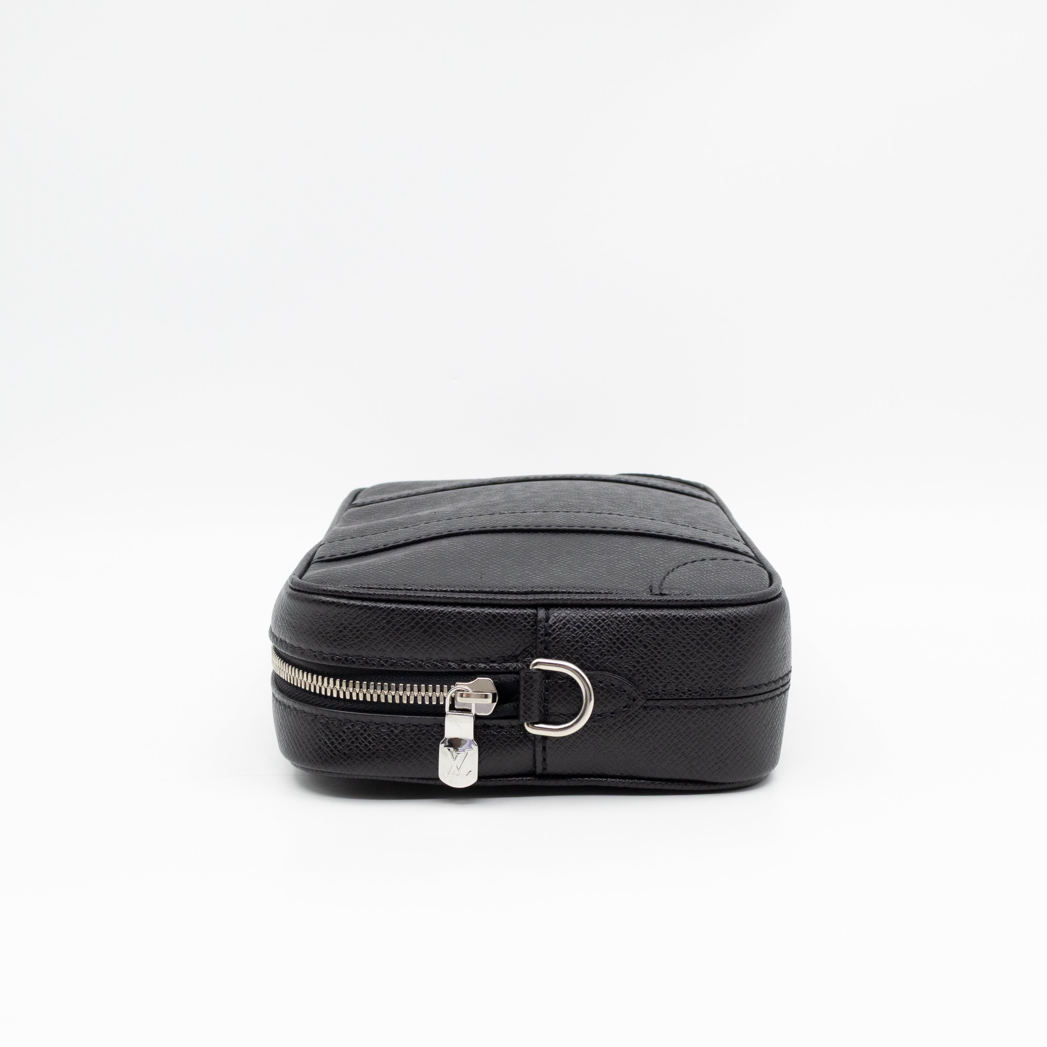 Pochette Kasai Clutch Black Leather