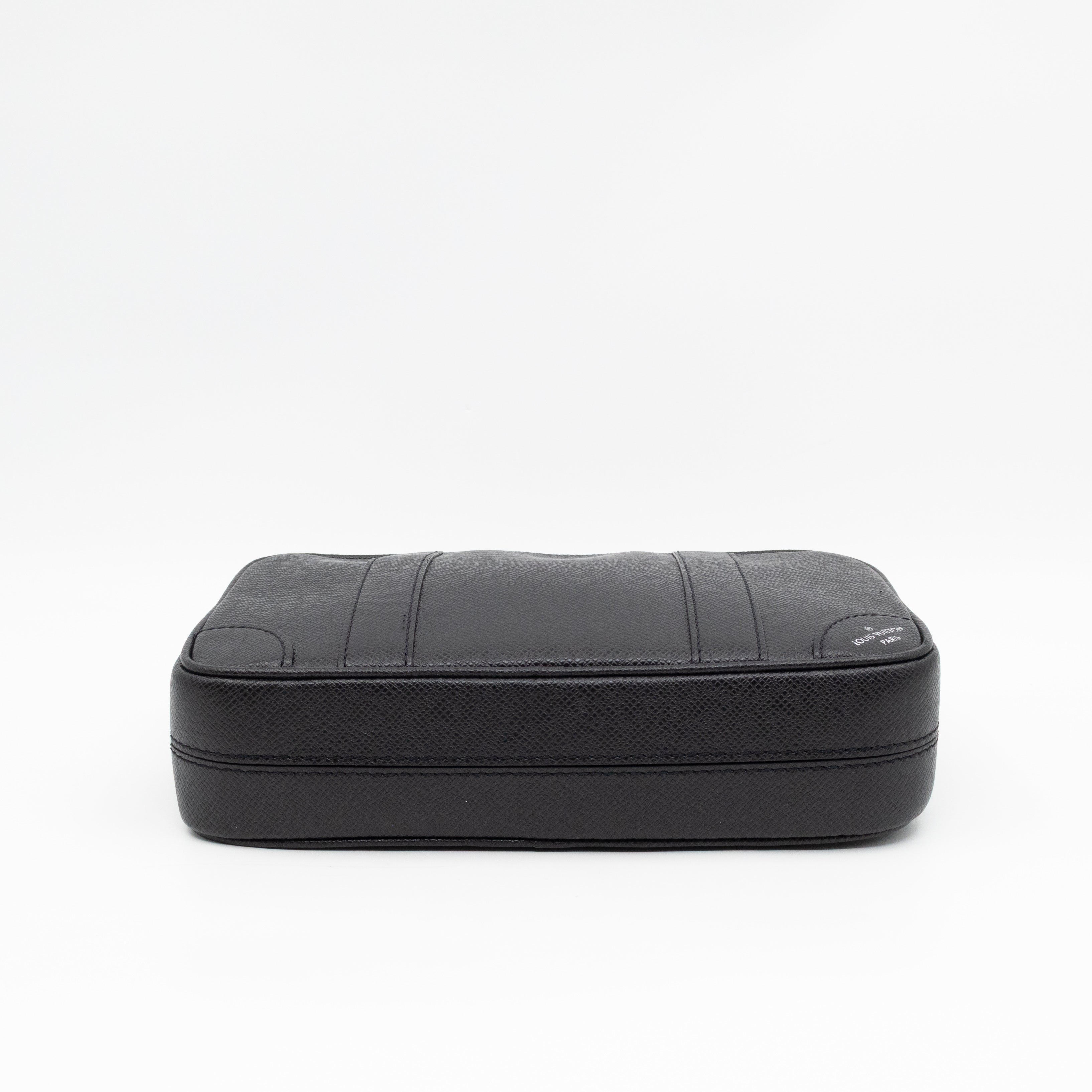 Pochette Kasai Clutch Black Leather
