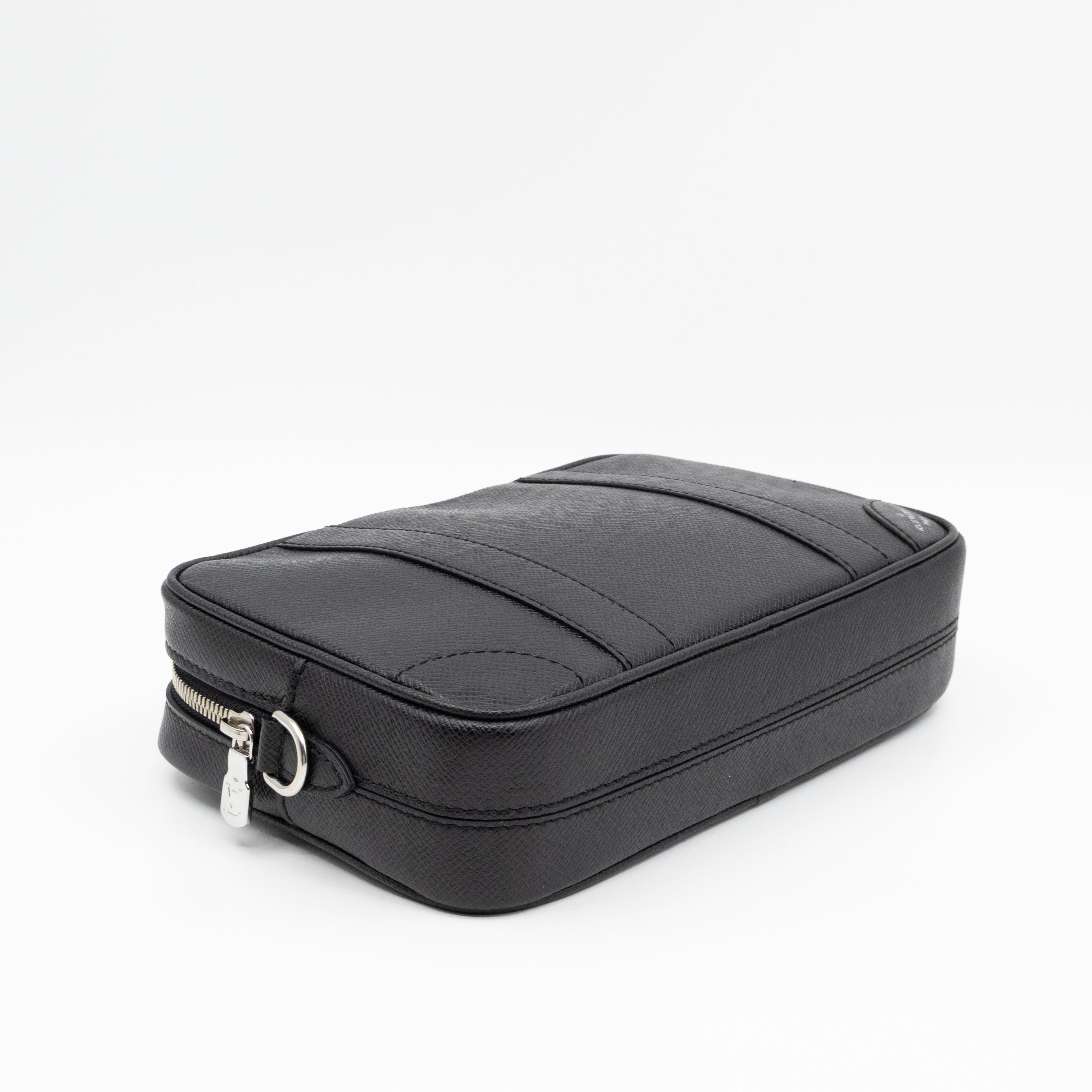 Pochette Kasai Clutch Black Leather