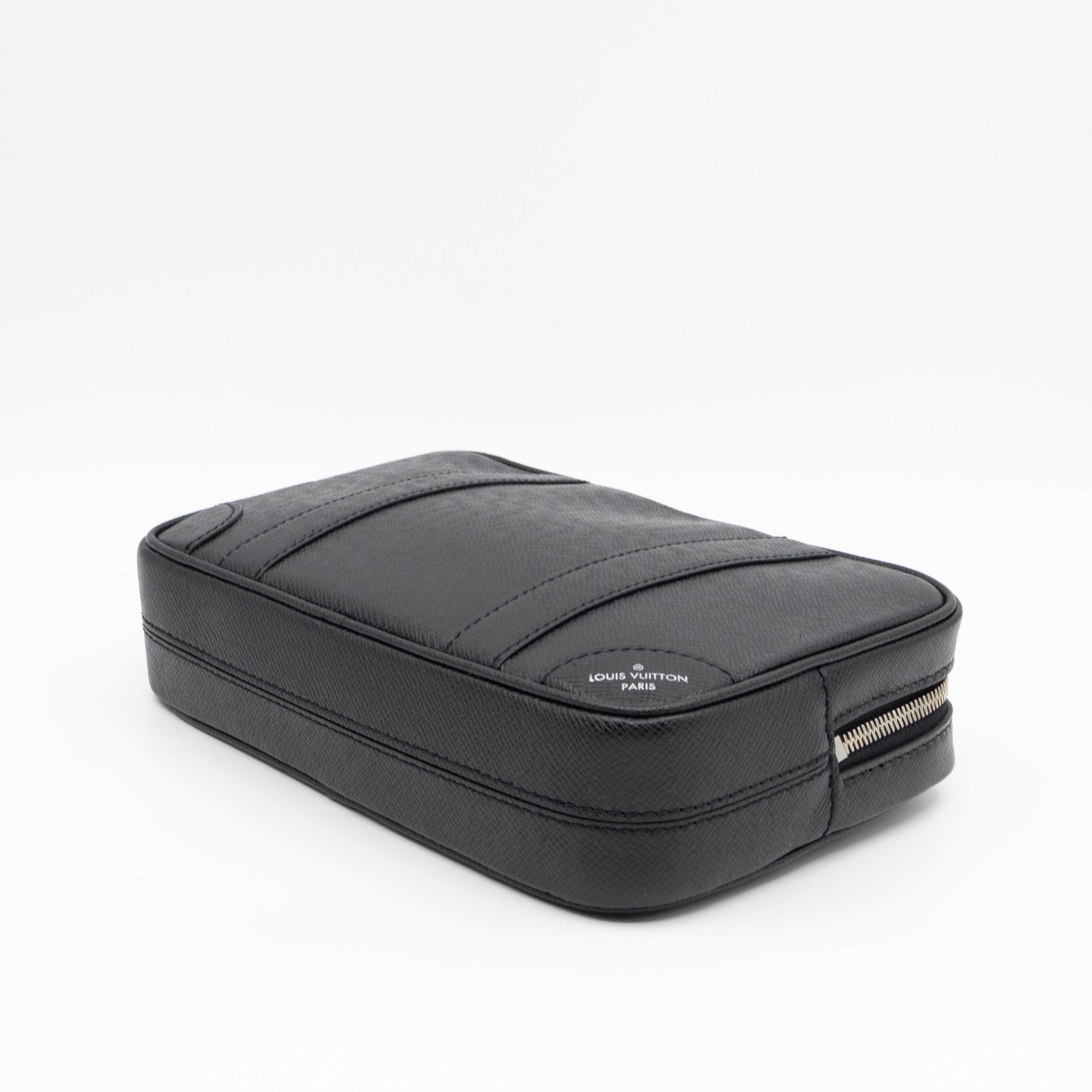 Pochette Kasai Clutch Black Leather