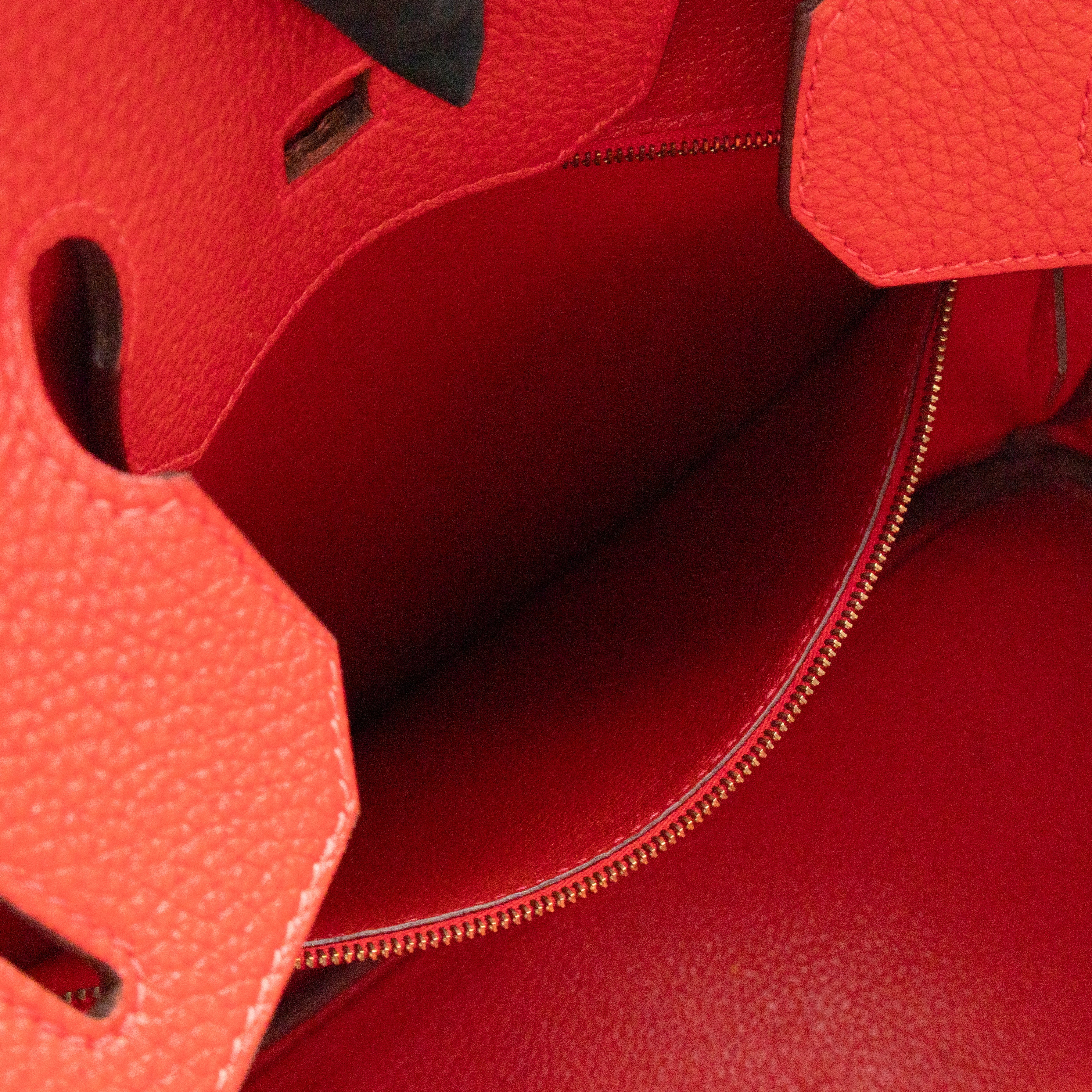 Birkin 35 Rouge Casaque Togo Leather