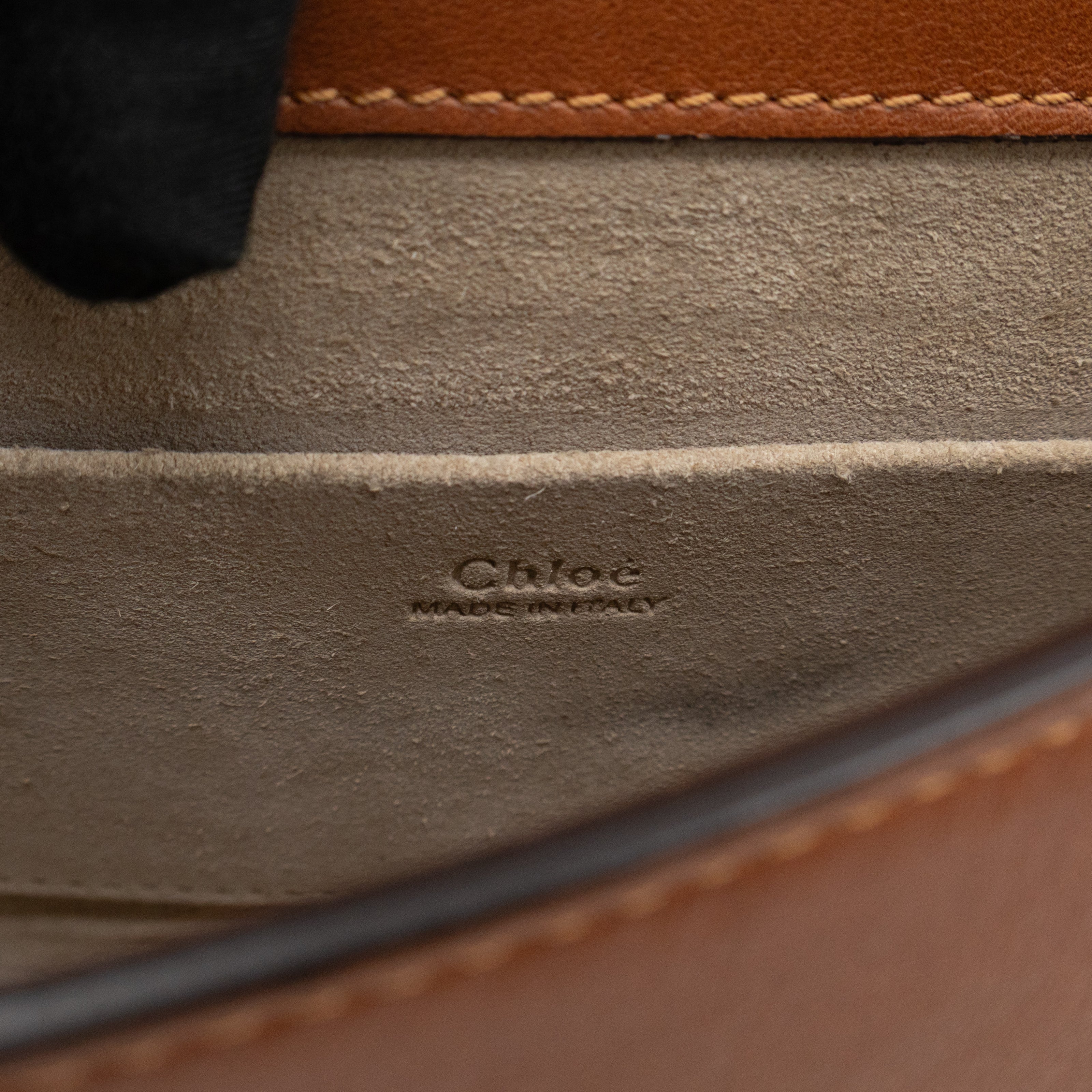 Small Nile Bracelet Bag Brown Leather