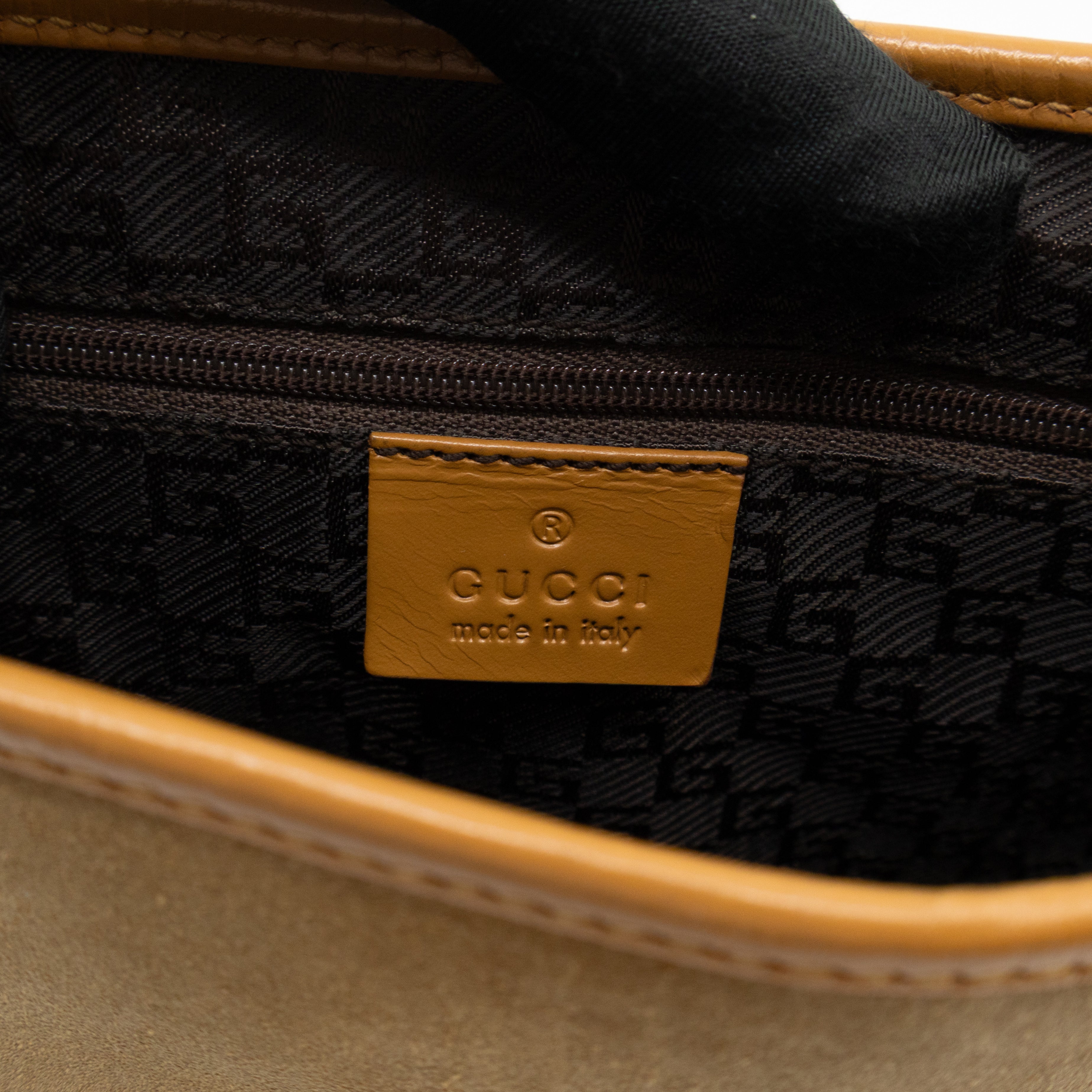 Jackie Chain Bag Beige Suede Leather