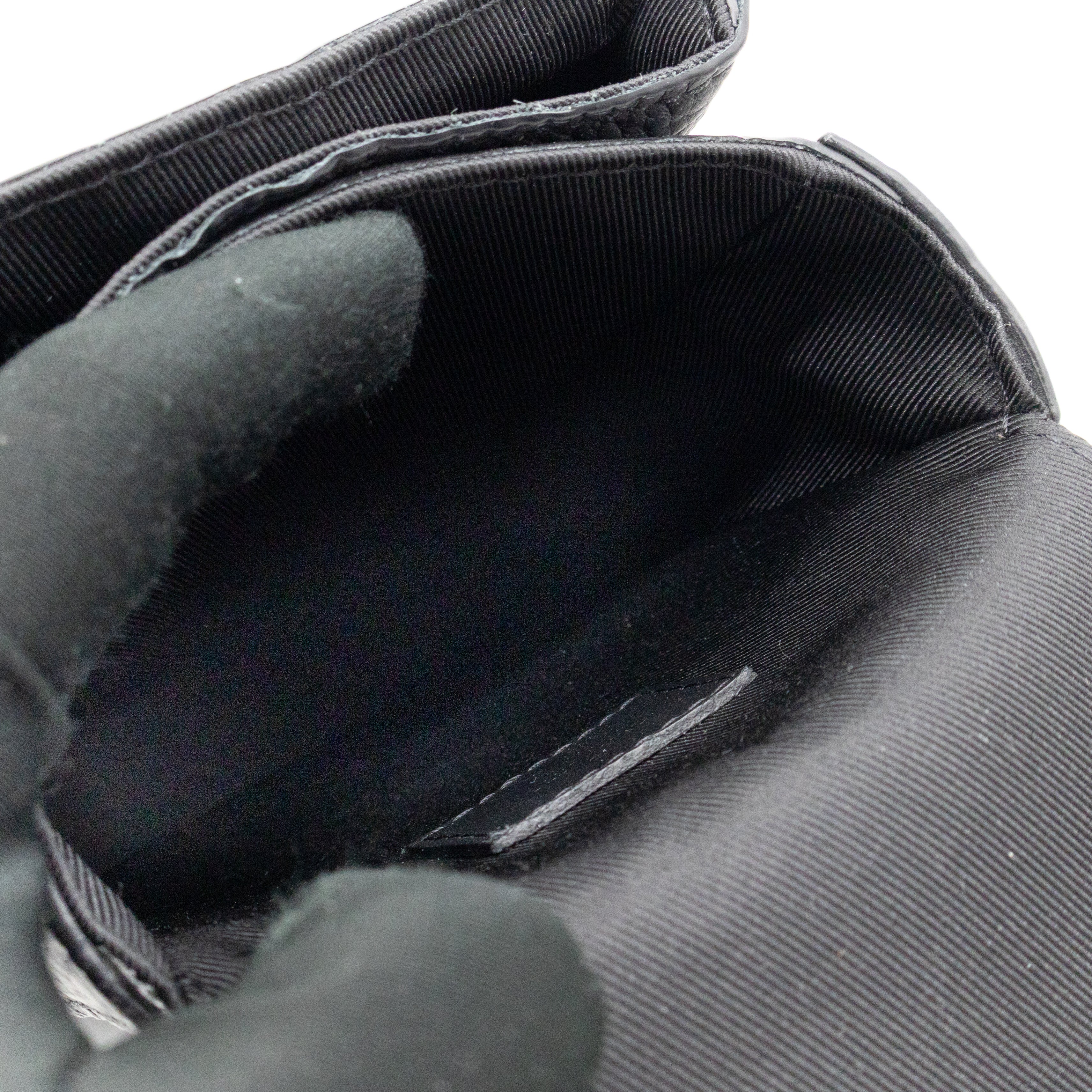 S-Lock Vertical Wallet Black Taurillon Monogram Leather
