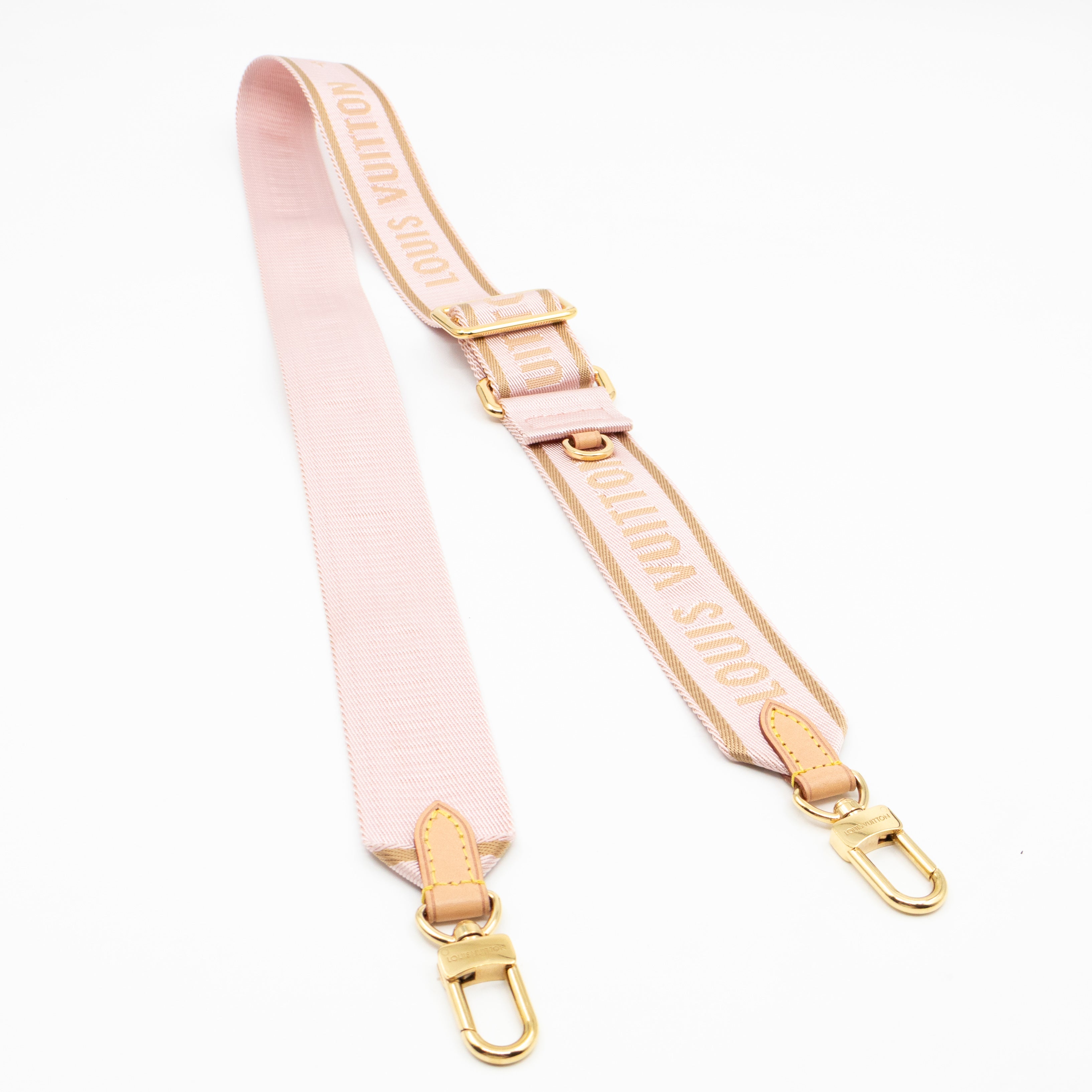 Bandoulière Shoulder Strap Pink Nylon