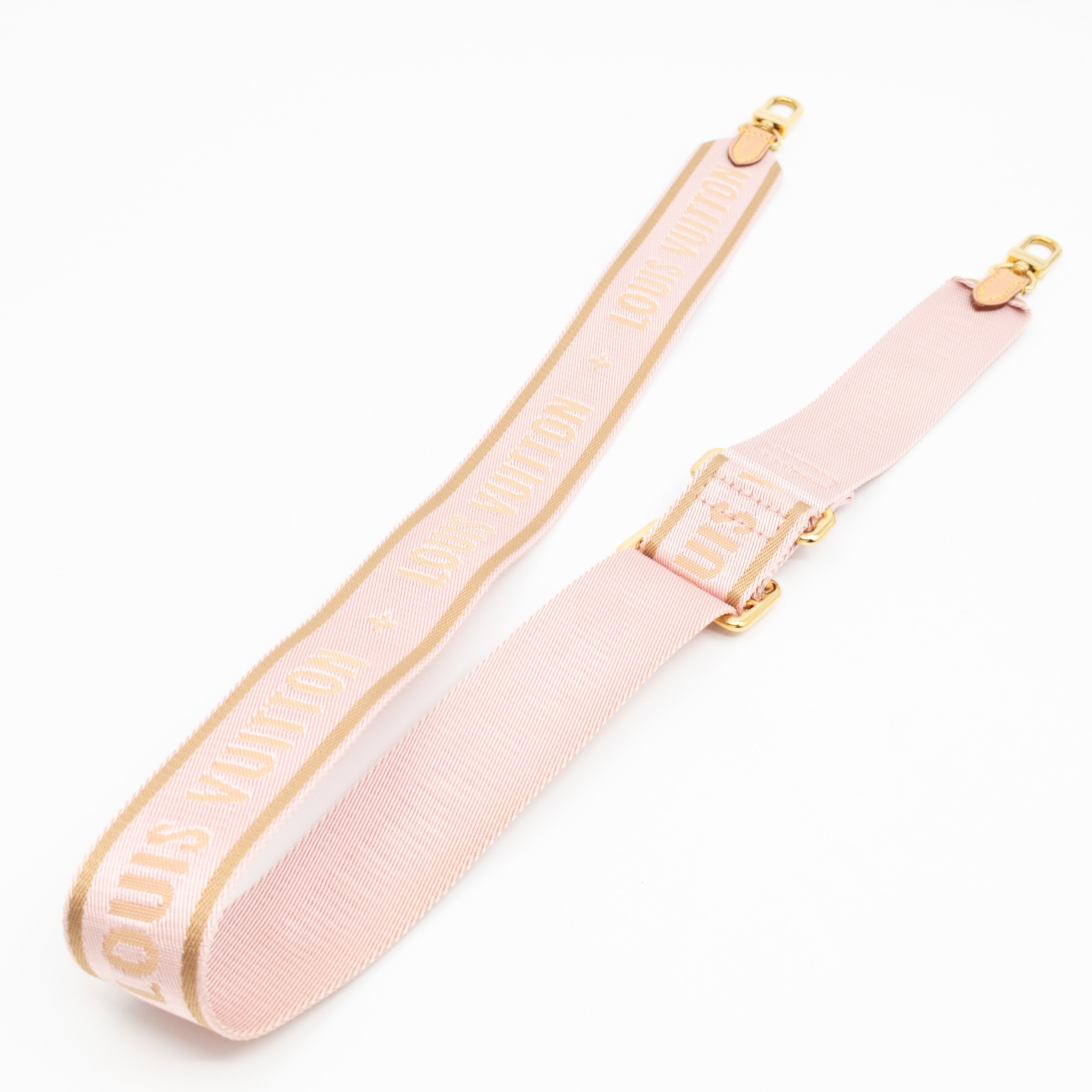 Bandoulière Shoulder Strap Pink Nylon