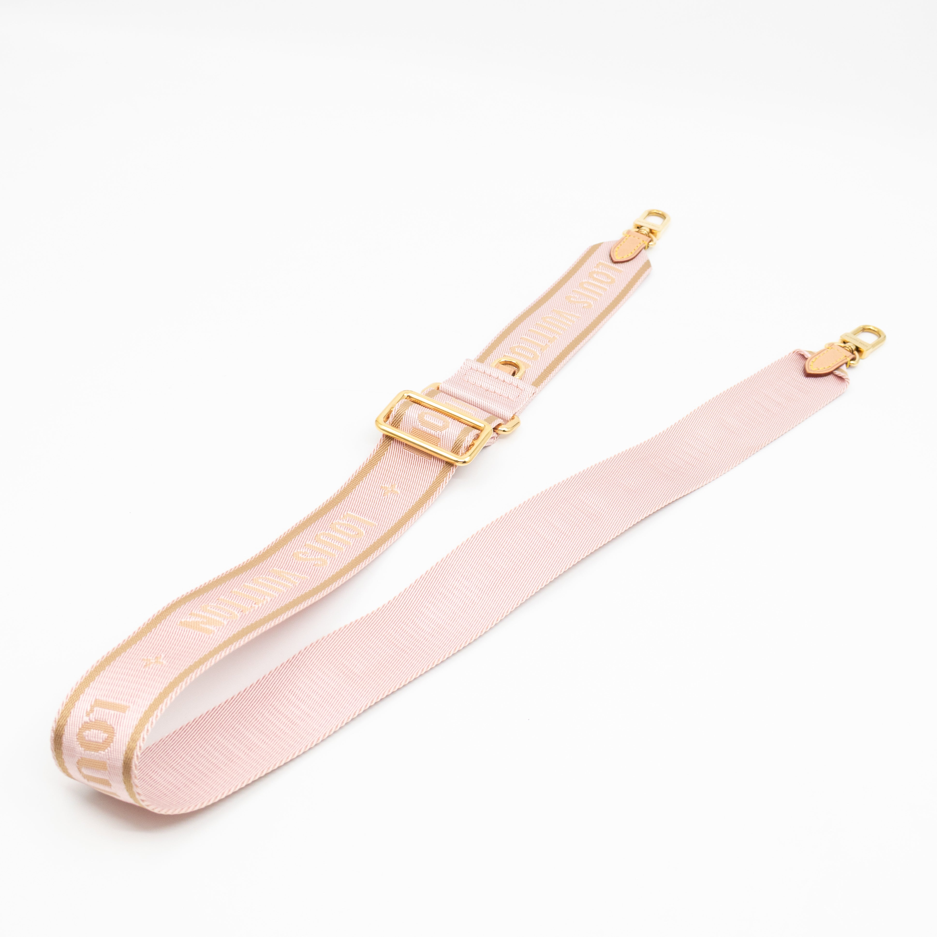 Bandoulière Shoulder Strap Pink Nylon