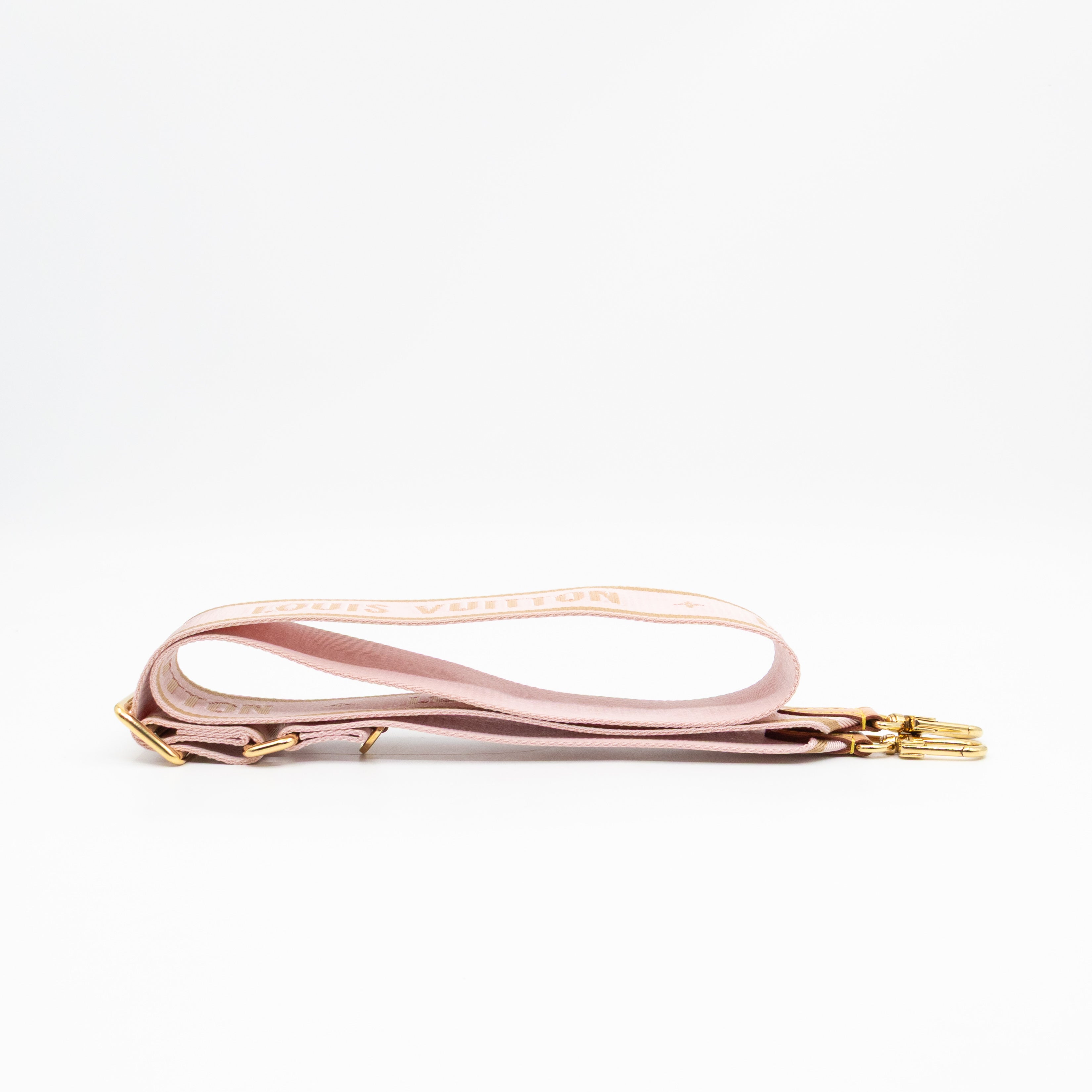 Bandoulière Shoulder Strap Pink Nylon