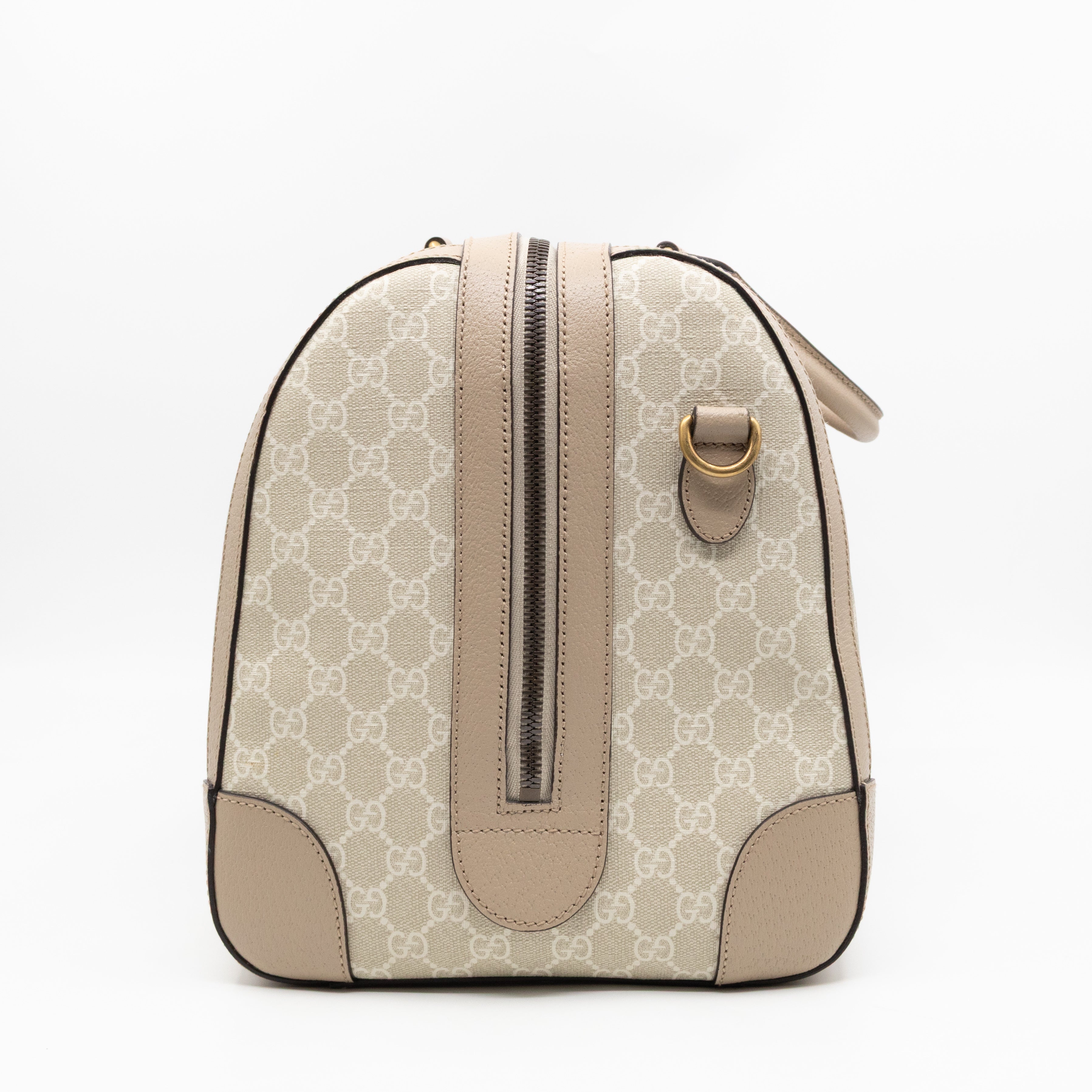 Savoy Medium Duffle Bag Beige GG Supreme