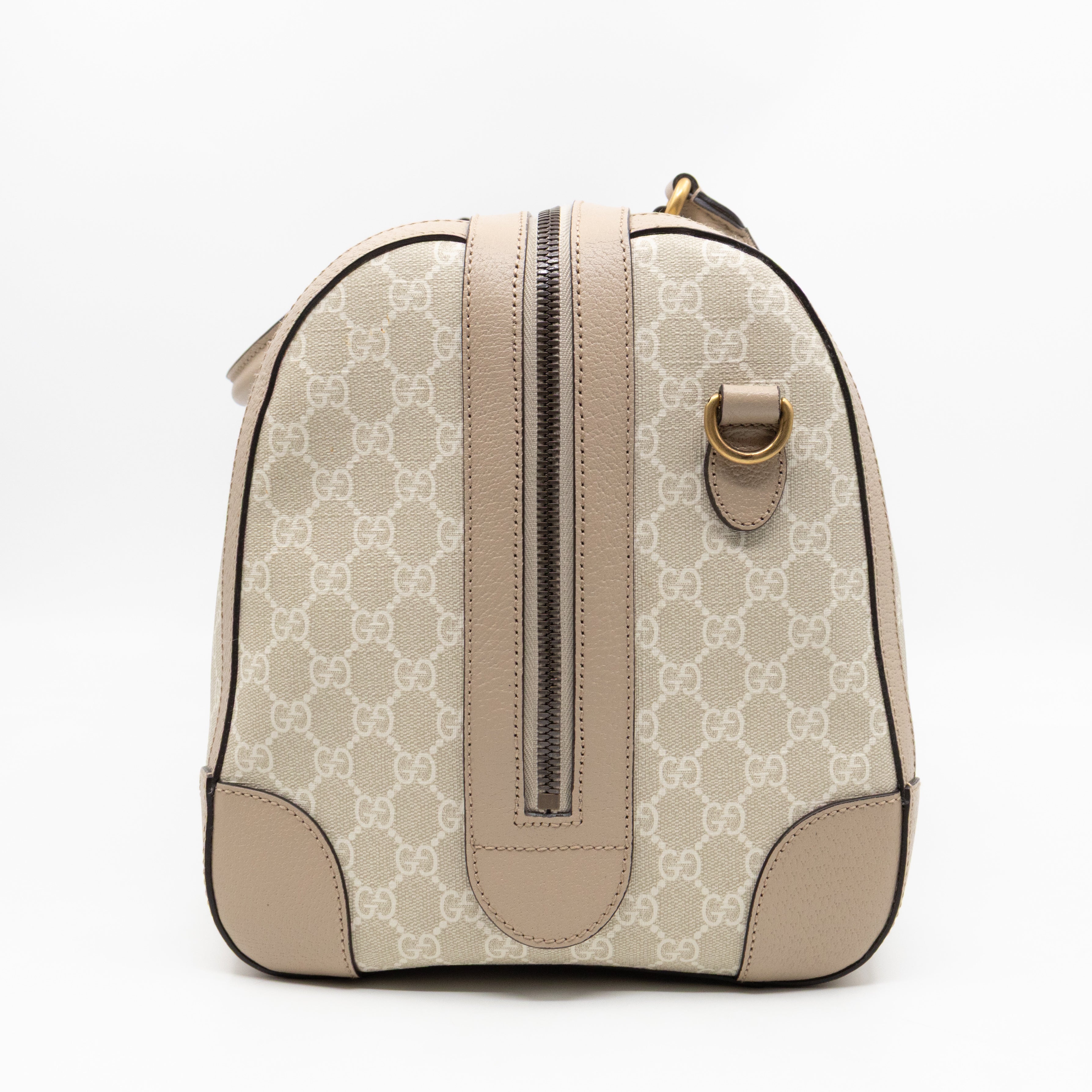 Savoy Medium Duffle Bag Beige GG Supreme