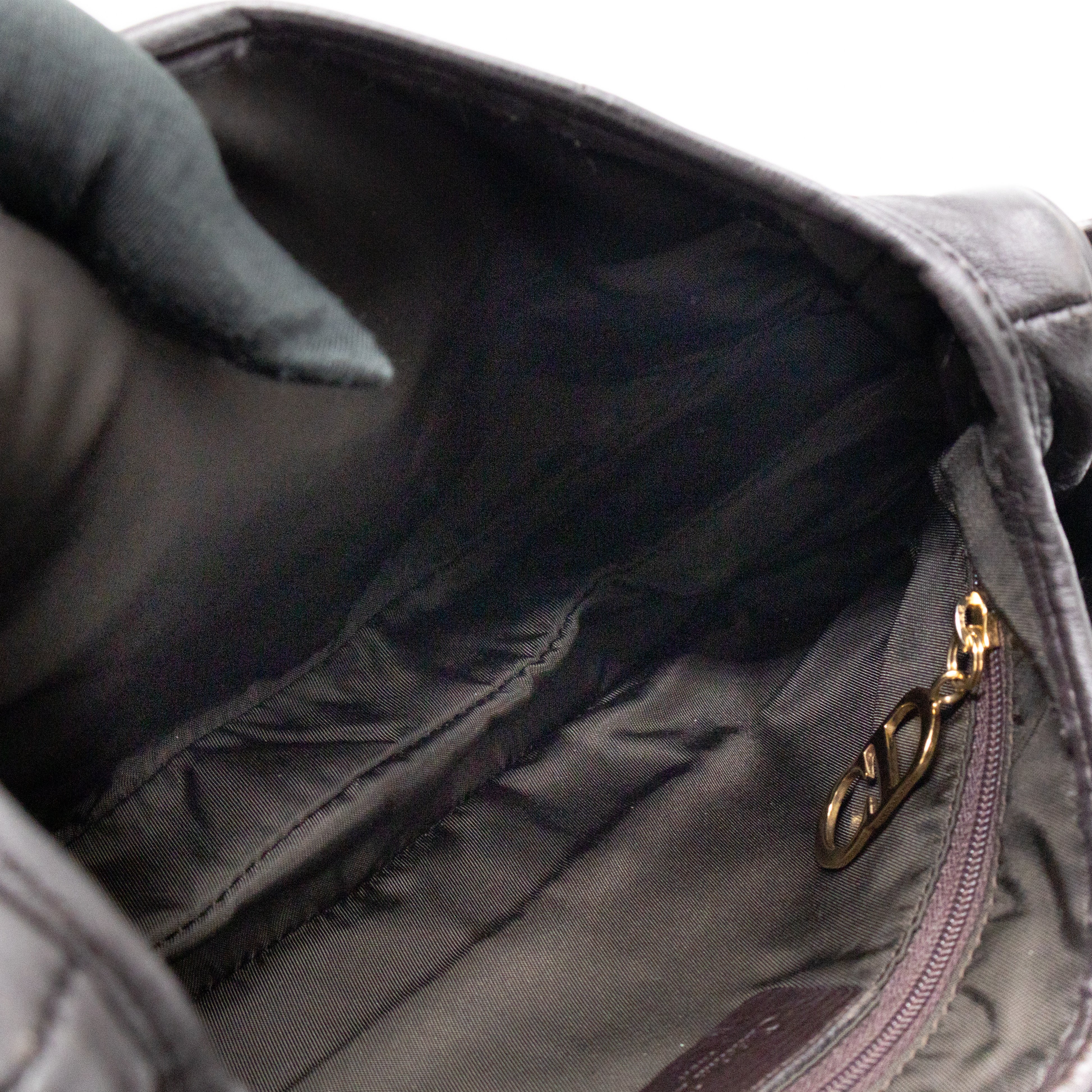 Double Saddle Bag Dark Brown Leather