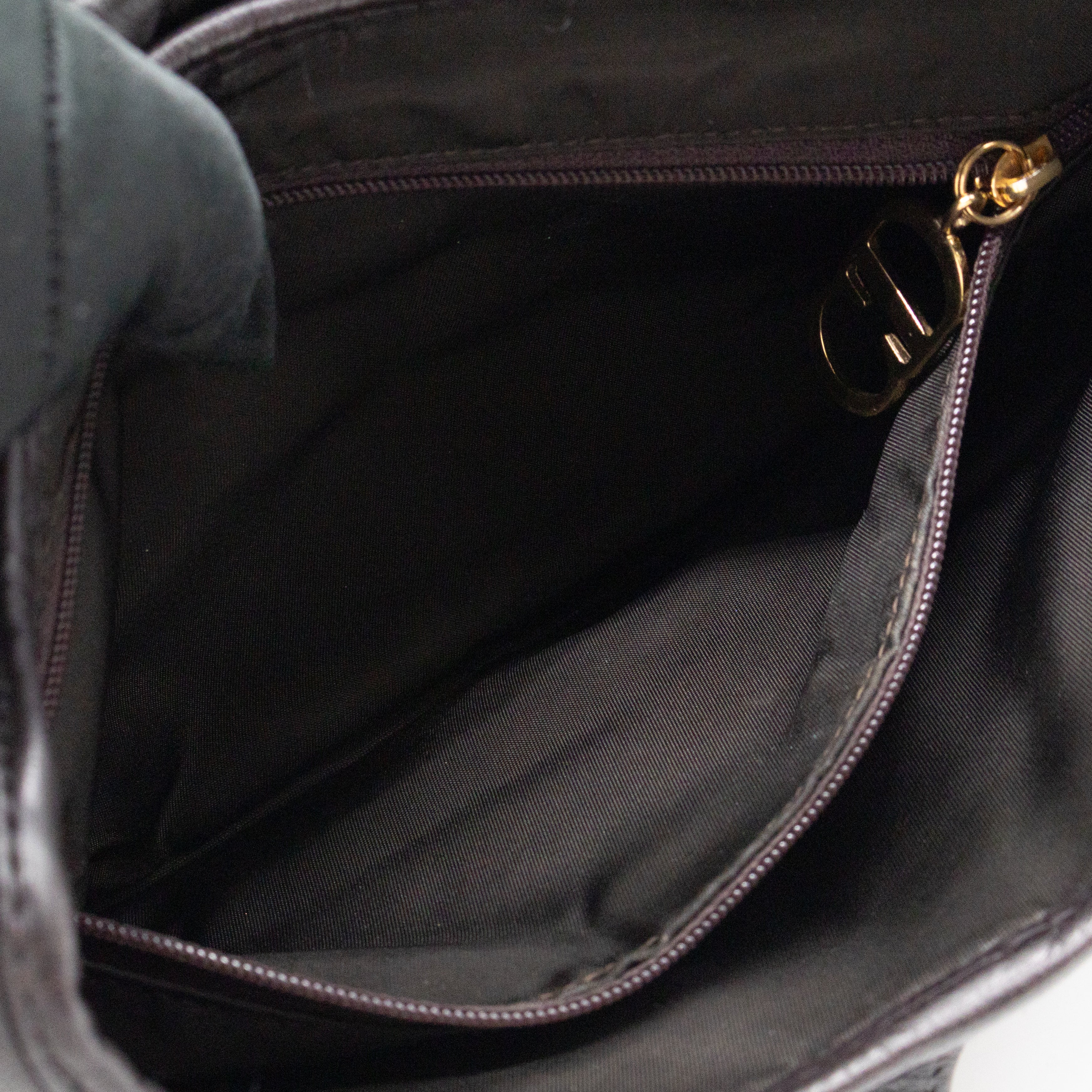Double Saddle Bag Dark Brown Leather