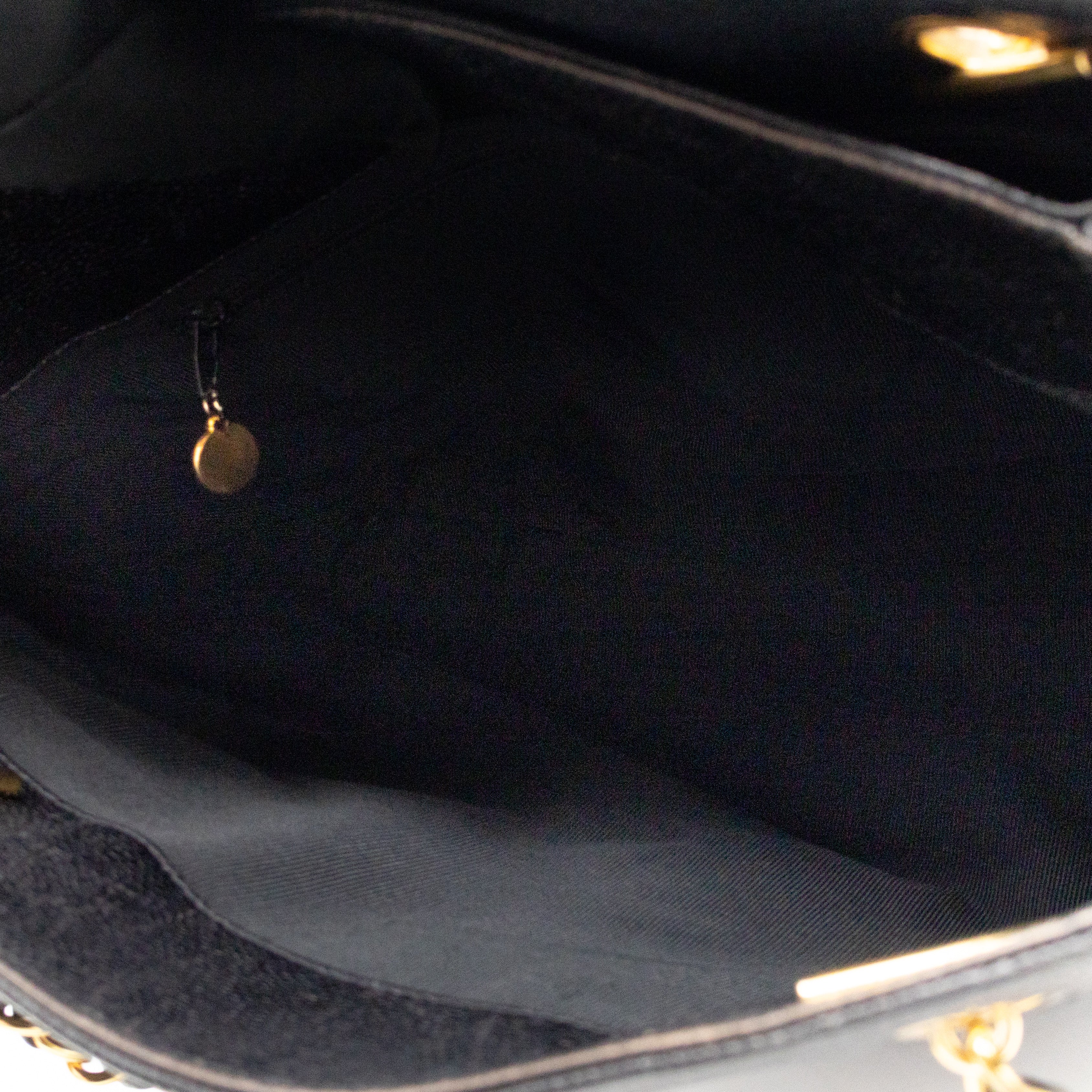 Vintage CC Flap Tote Black Caviar