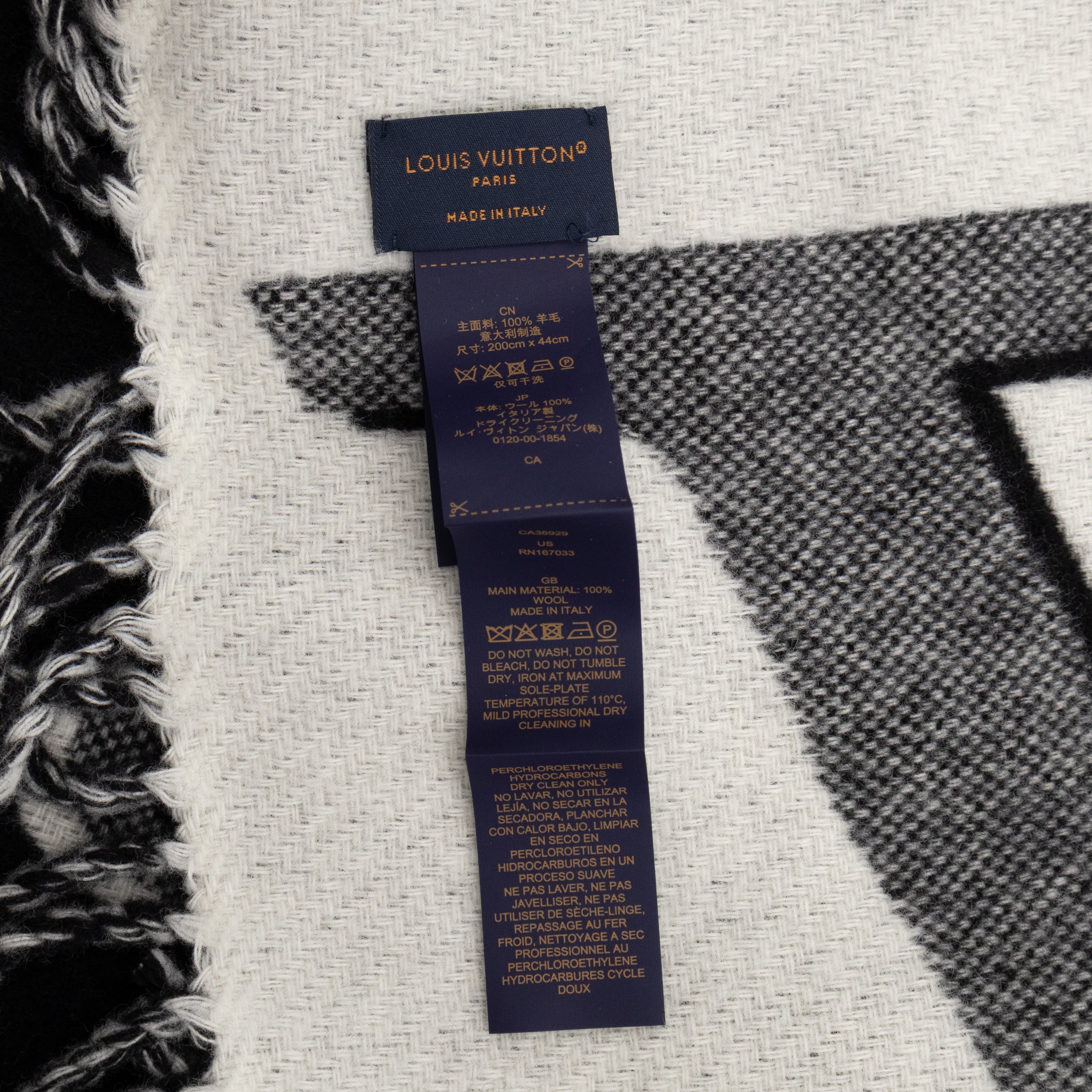 LV Vers Scarf Black