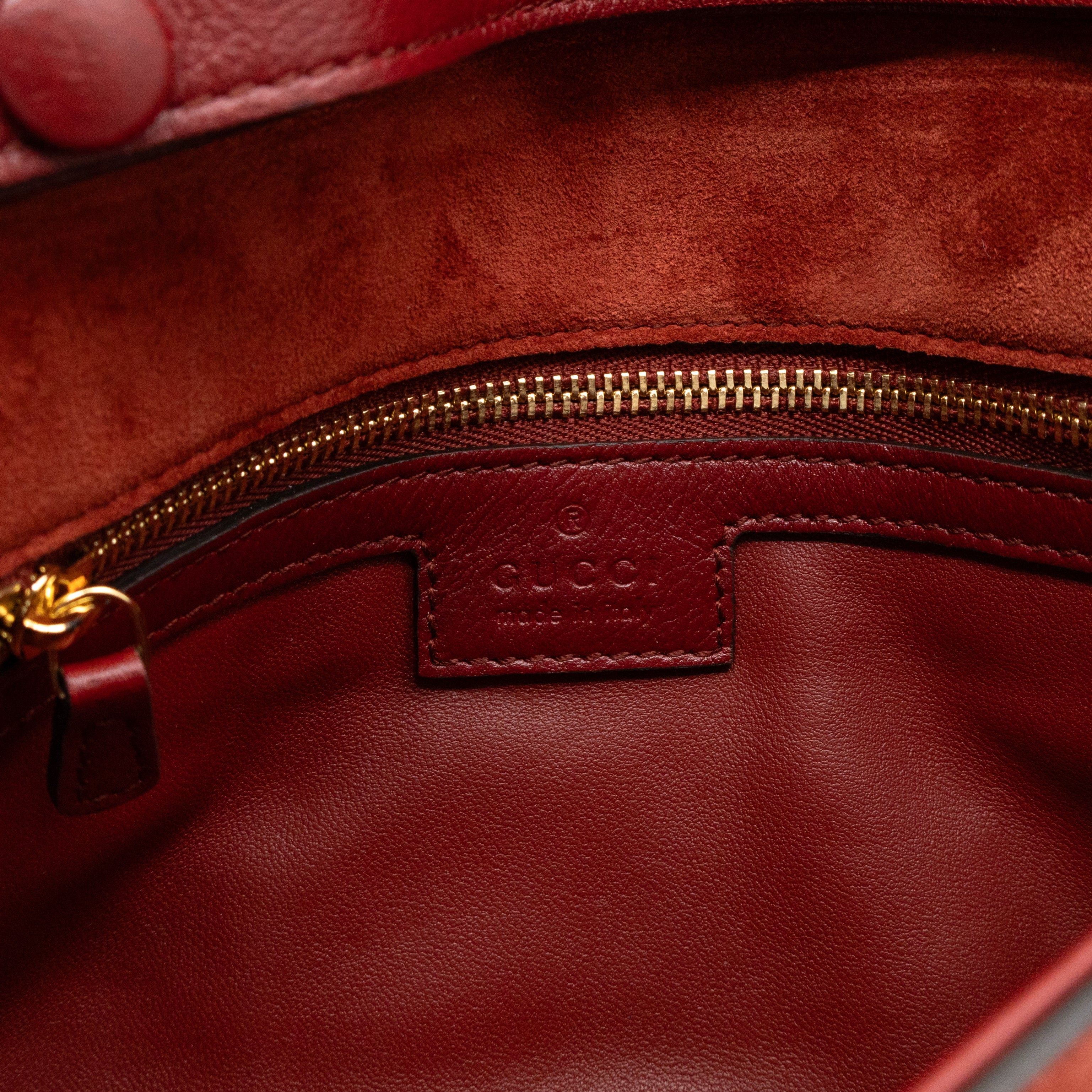 Blondie Small Shoulder Bag Red Suede