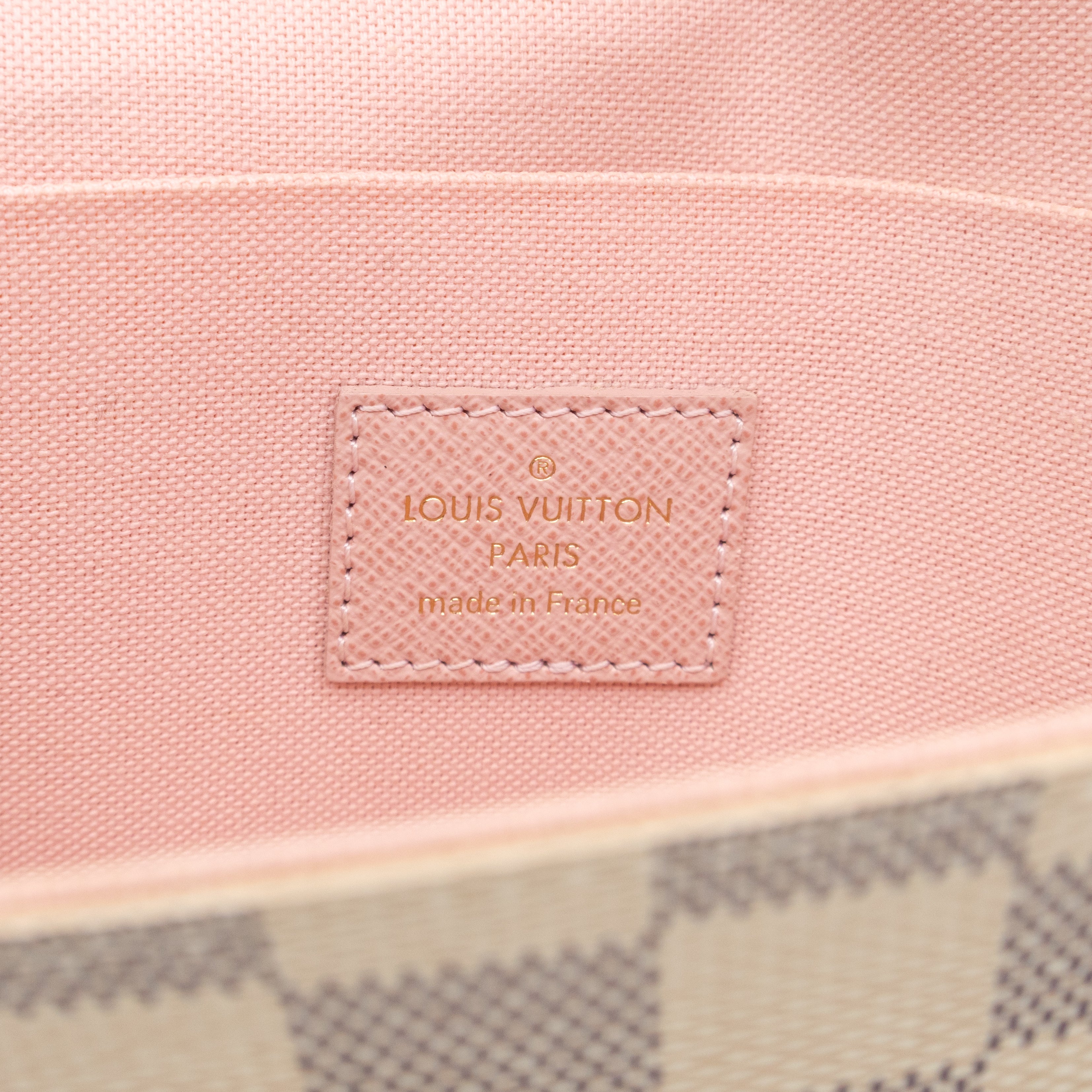 Pochette Felicie Damier Azur