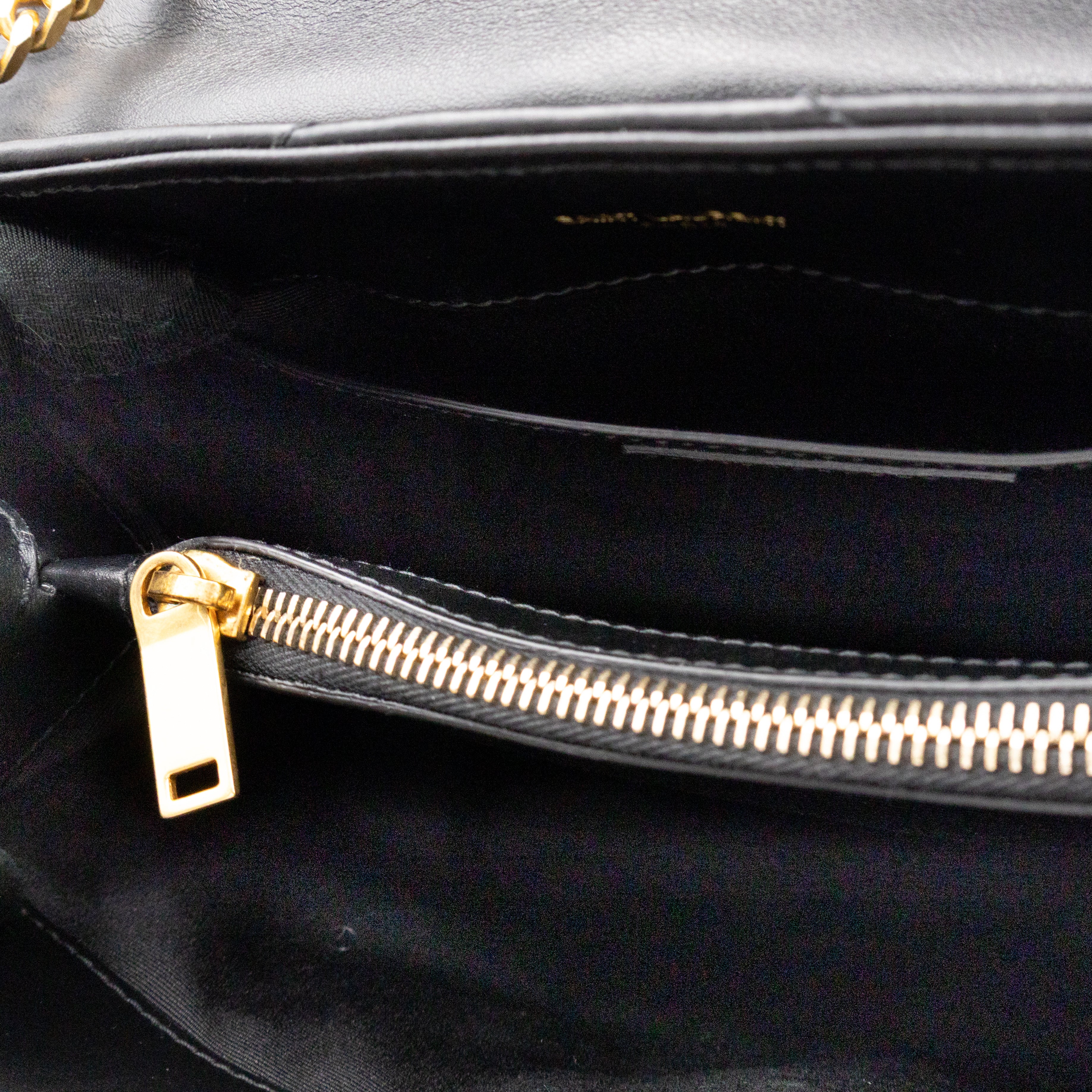 Loulou Small Black Leather