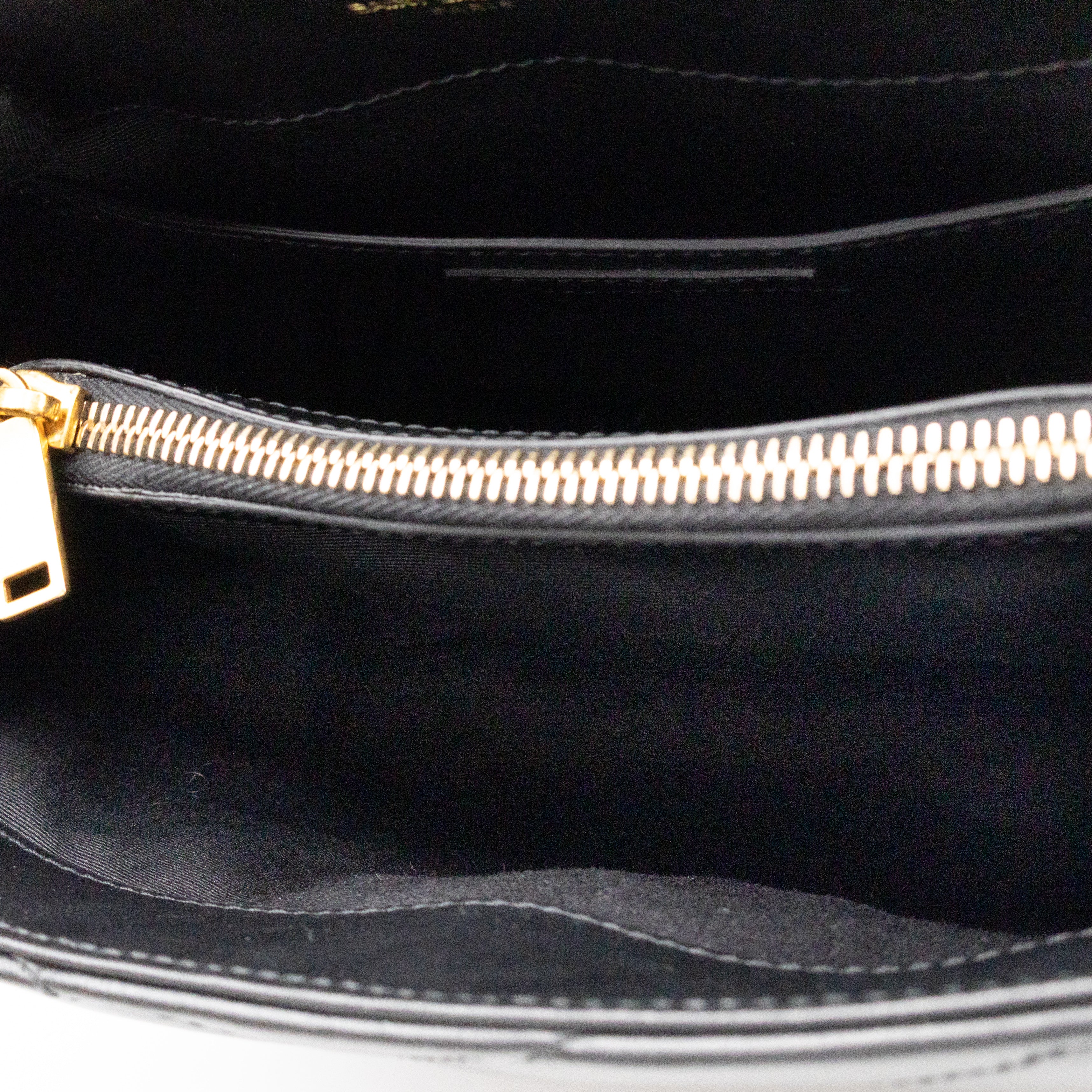 Loulou Small Black Leather