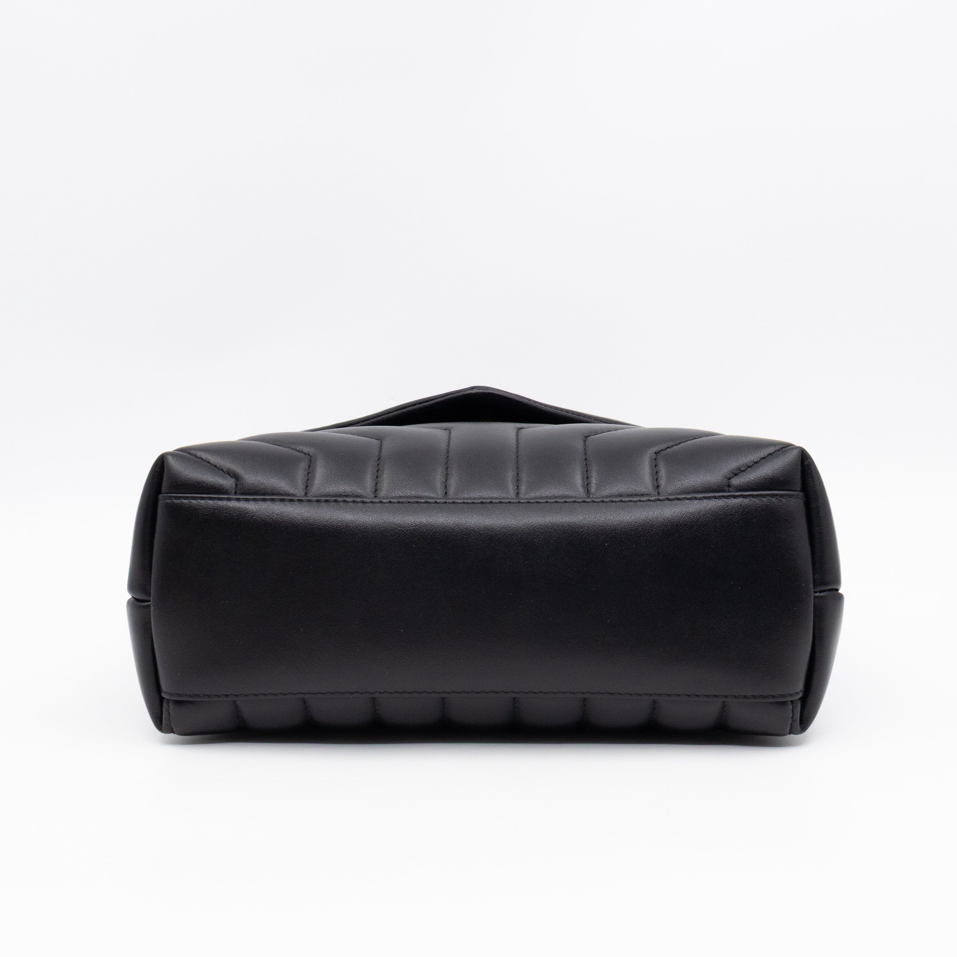 Loulou Small Black Leather