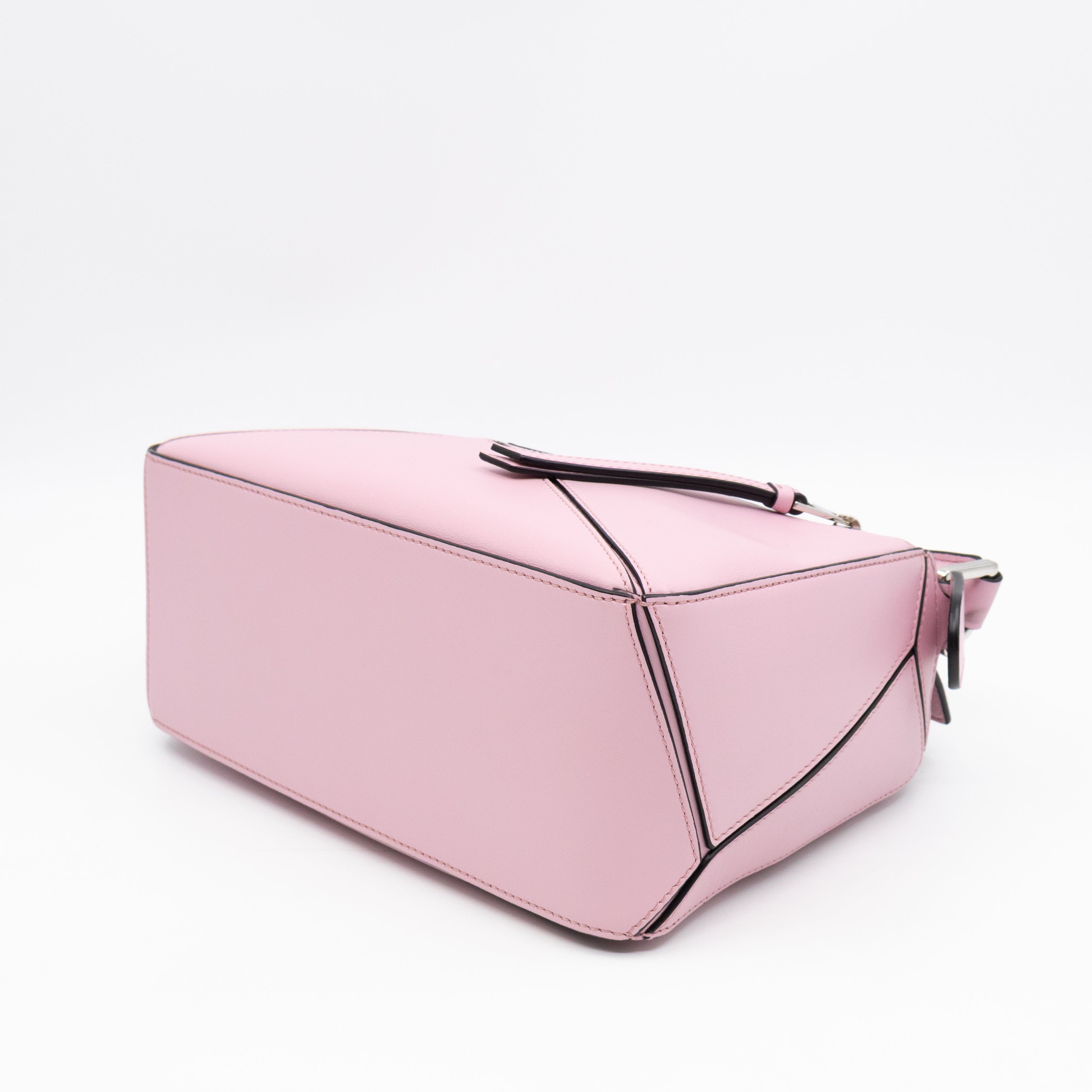 Puzzle Small Bag Pastel Pink Leather