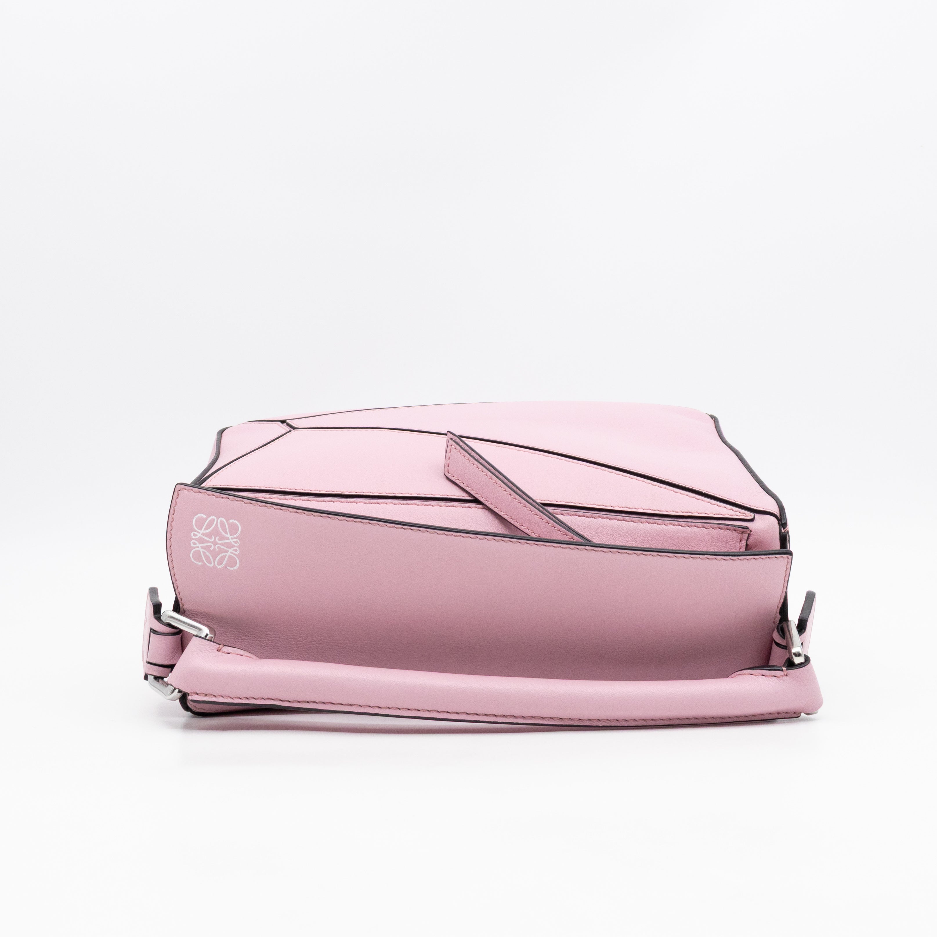 Puzzle Small Bag Pastel Pink Leather