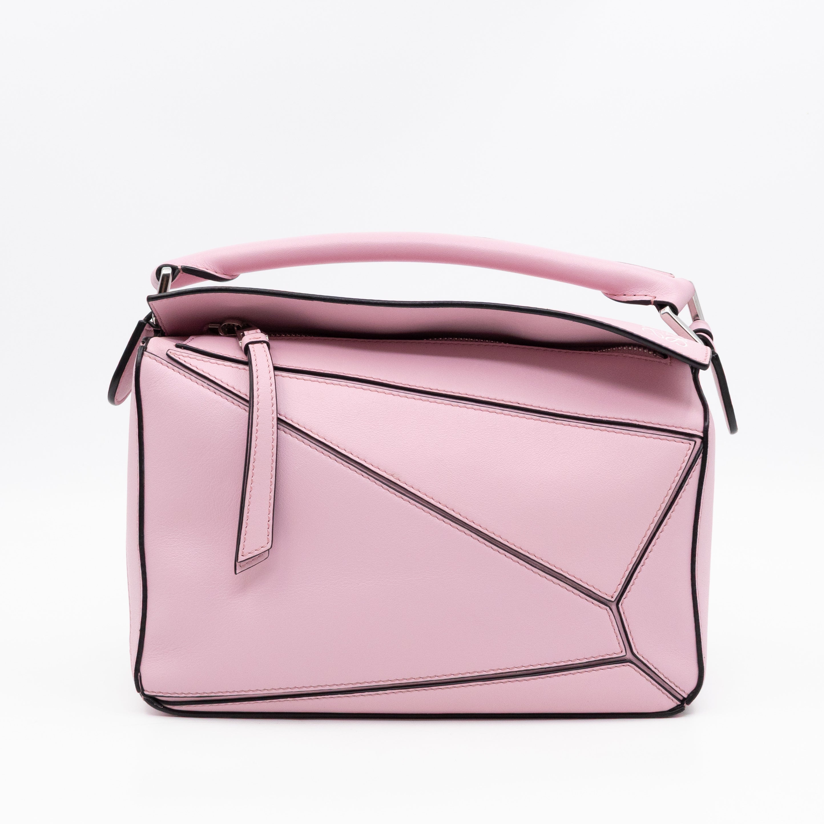 Puzzle Small Bag Pastel Pink Leather