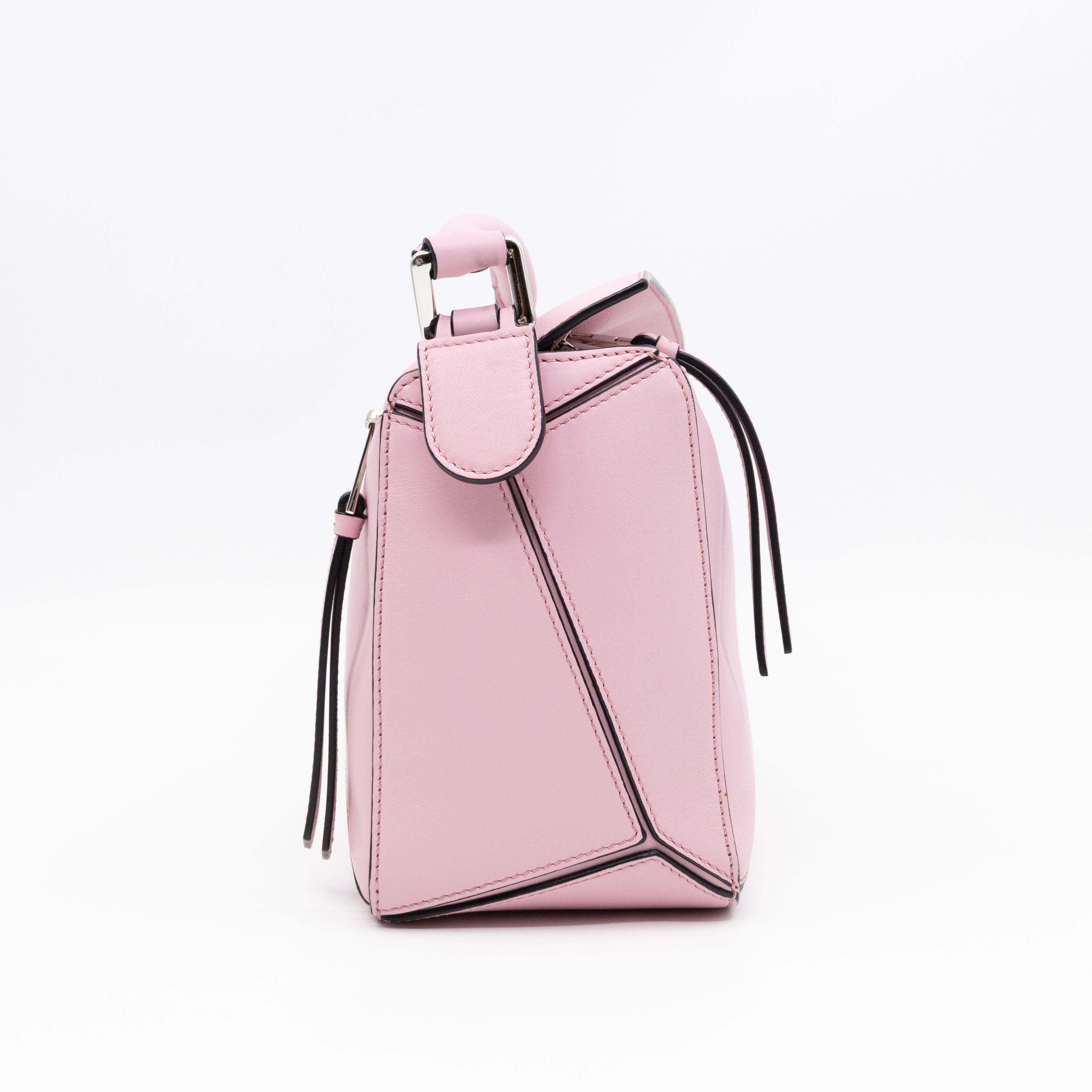 Puzzle Small Bag Pastel Pink Leather