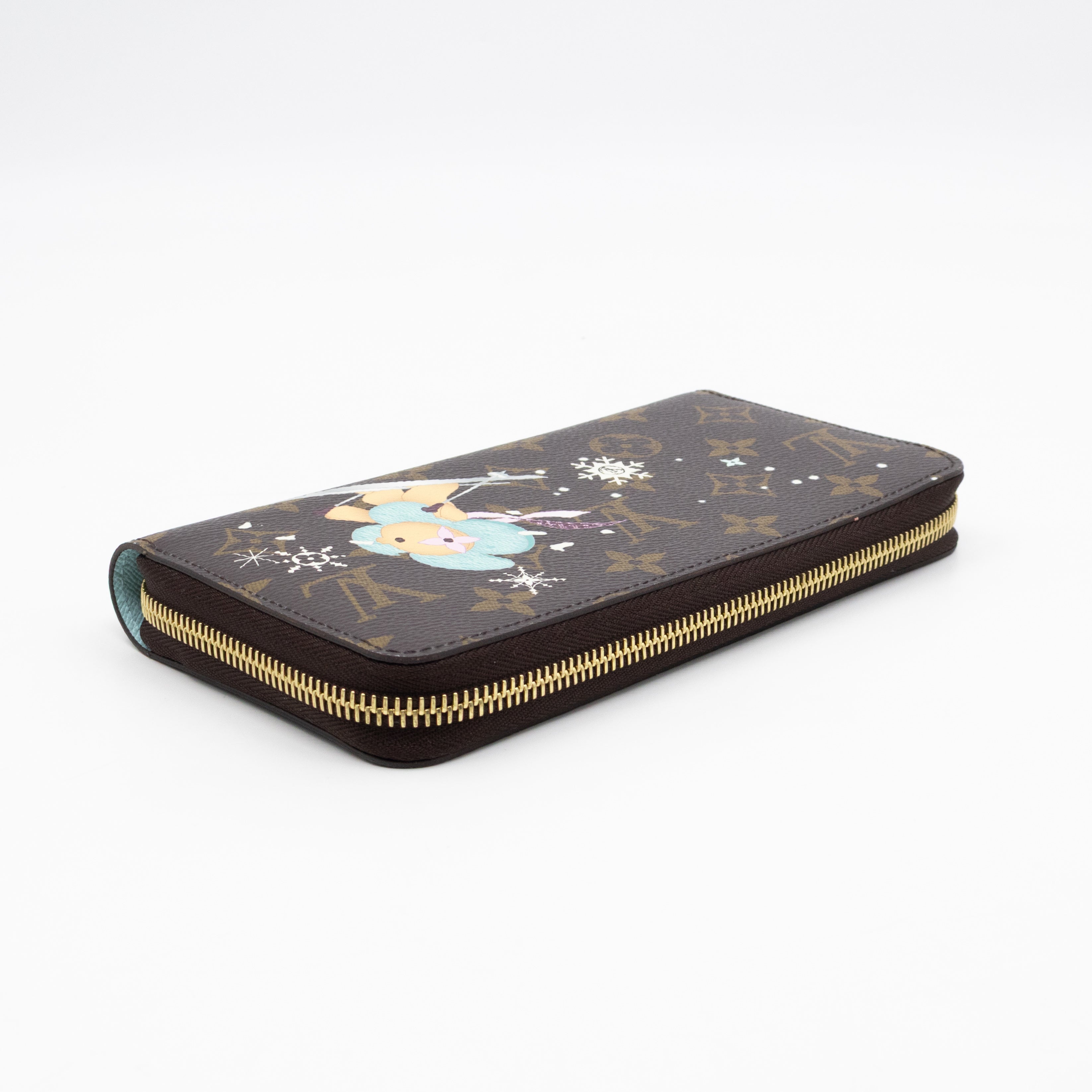 Zippy Wallet Snow Show Monogram