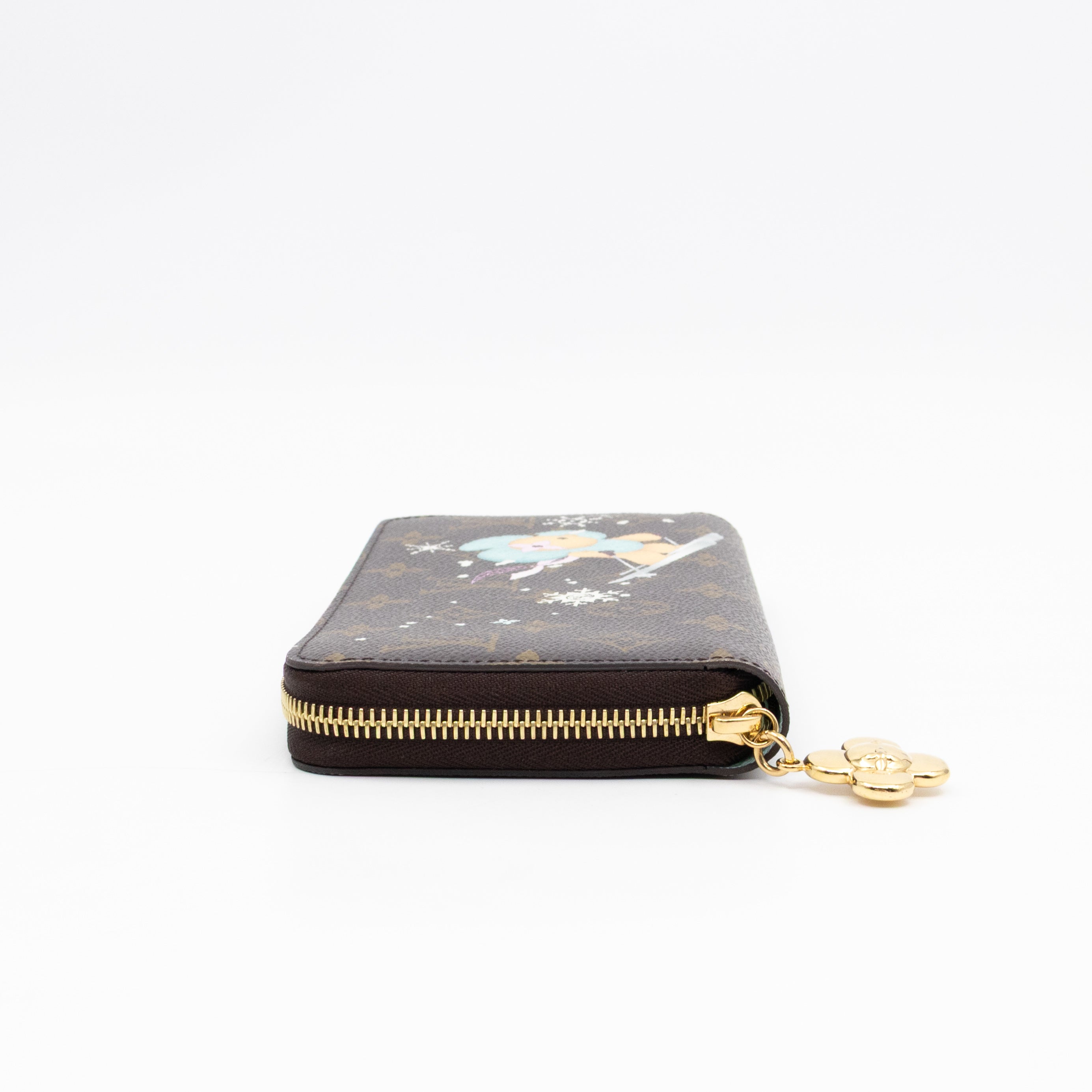 Zippy Wallet Snow Show Monogram