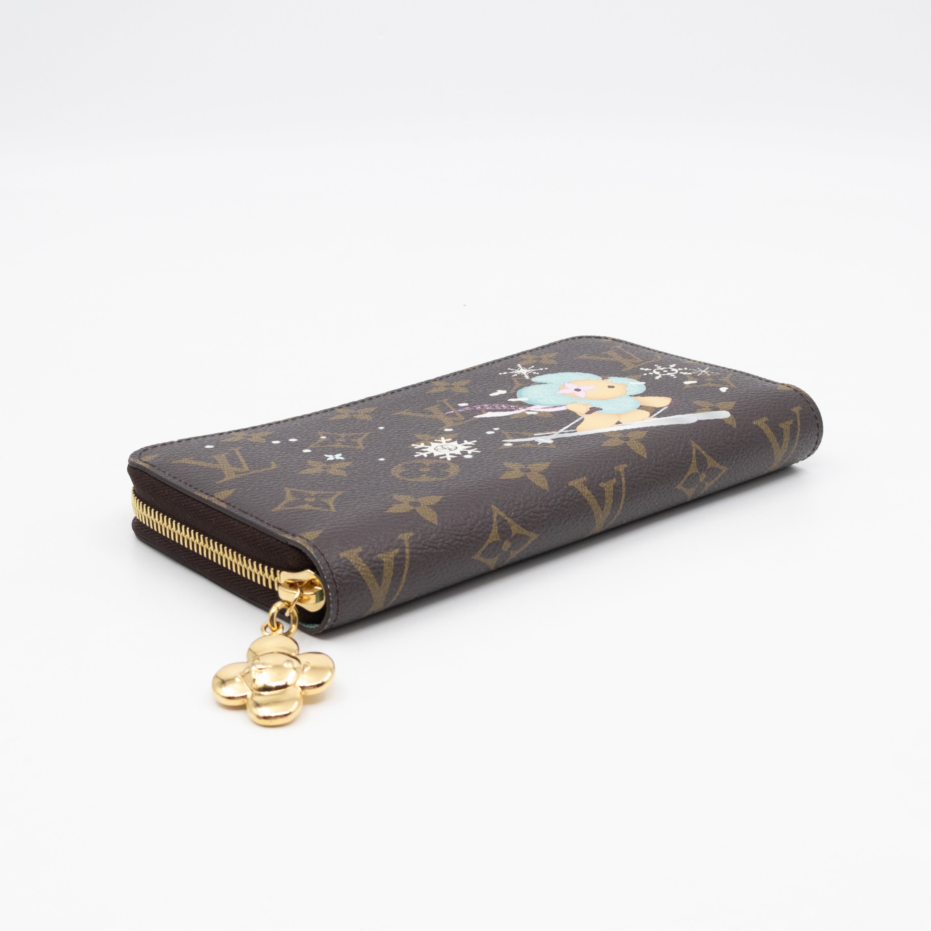 Zippy Wallet Snow Show Monogram