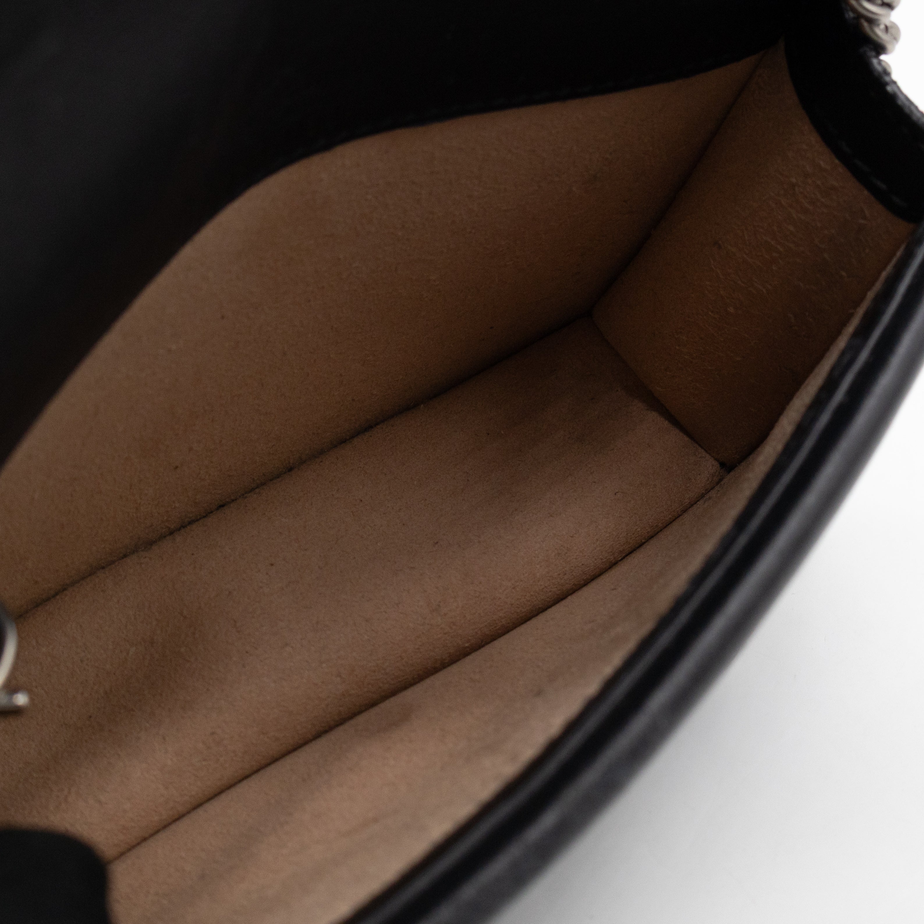 Dionysus Super Mini Black Suede Leather
