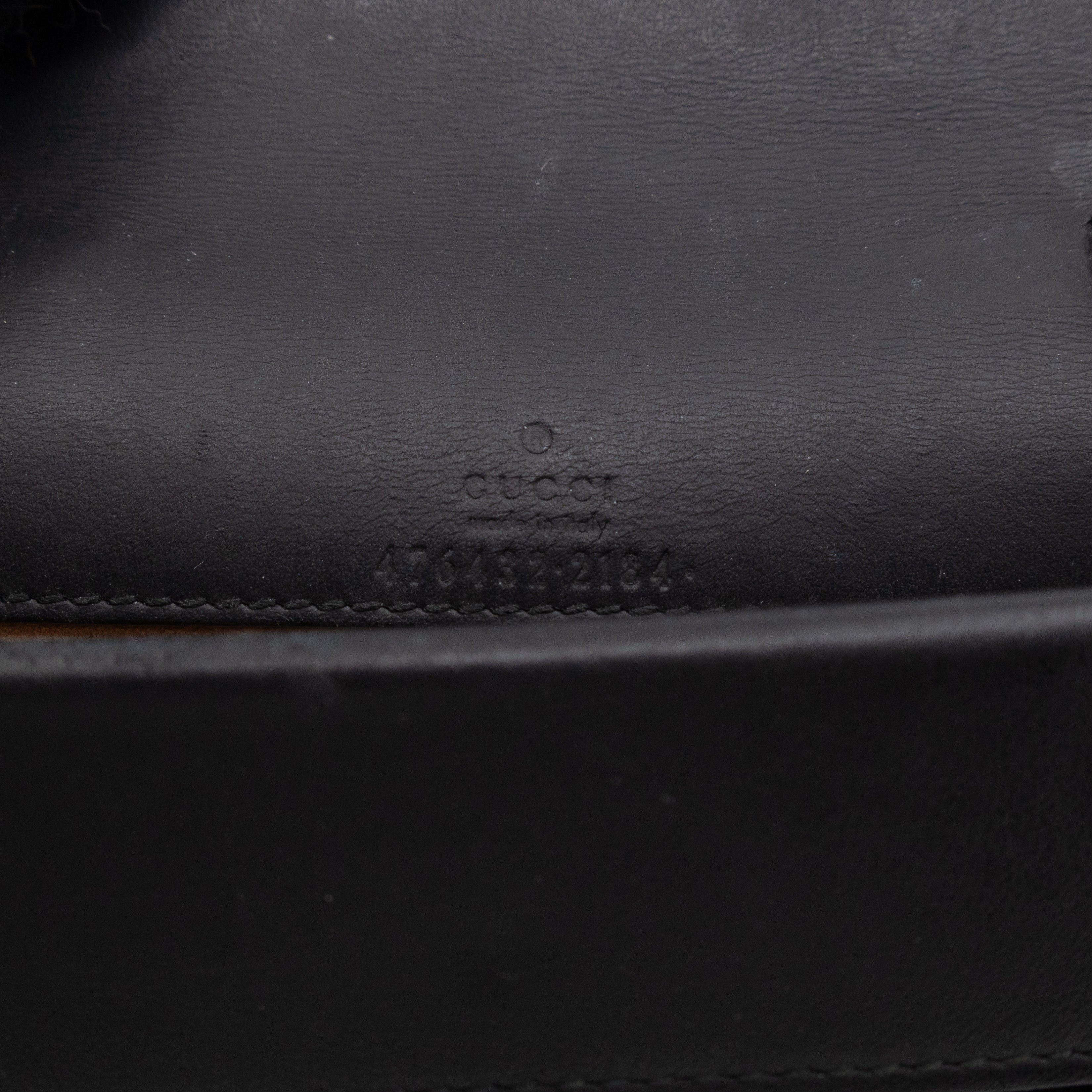 Dionysus Super Mini Black Suede Leather