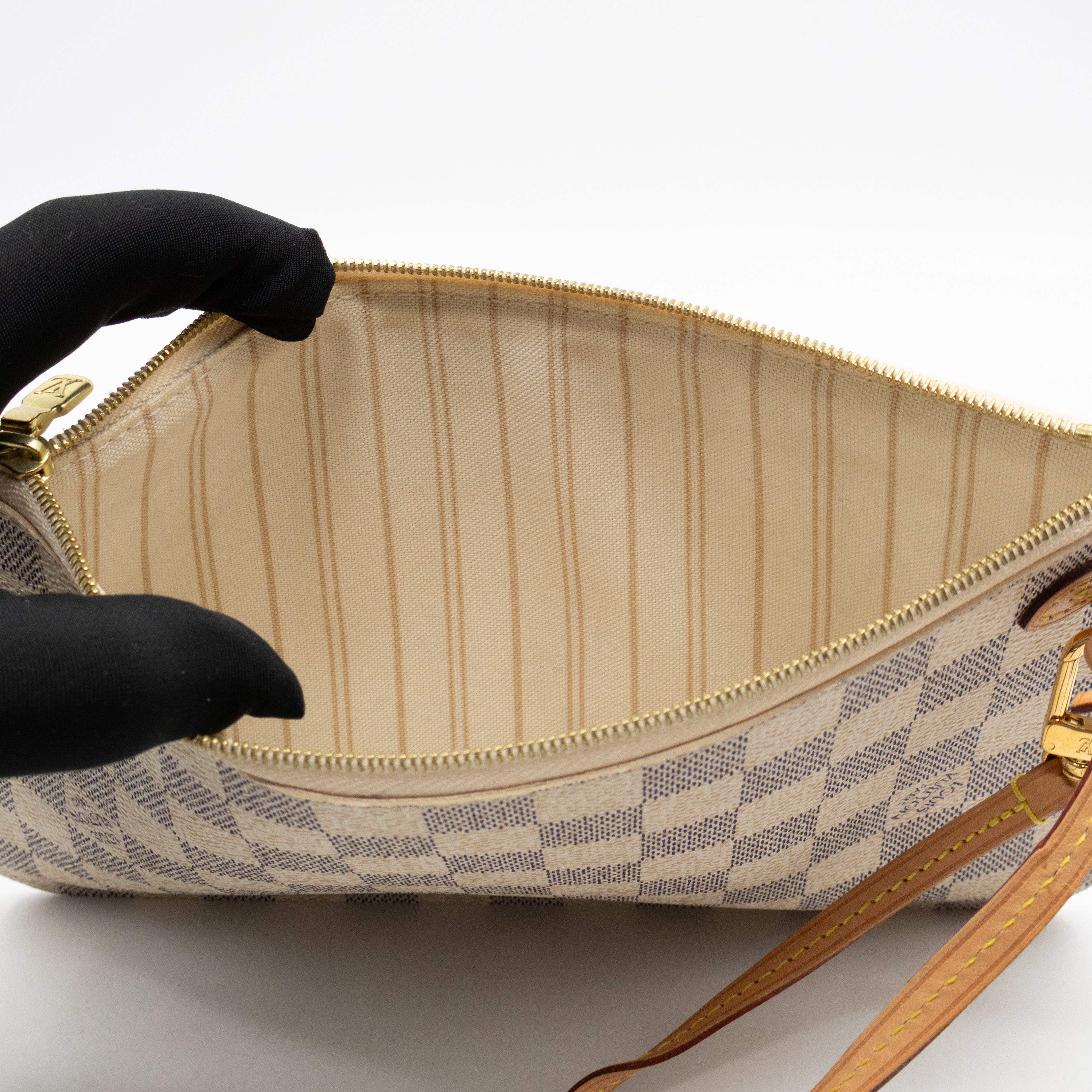 Neverfull Pochette Damier Azur