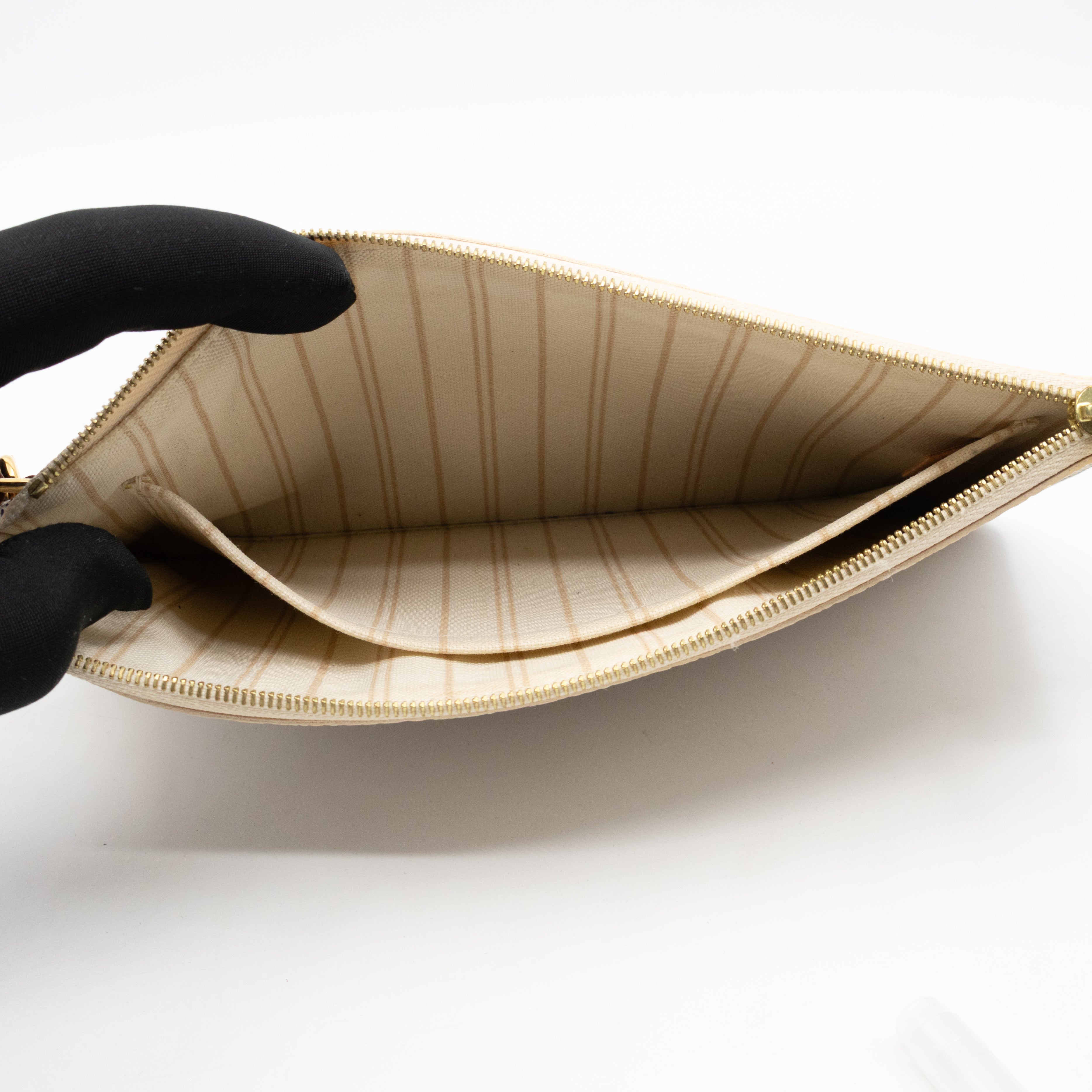 Neverfull Pochette Damier Azur