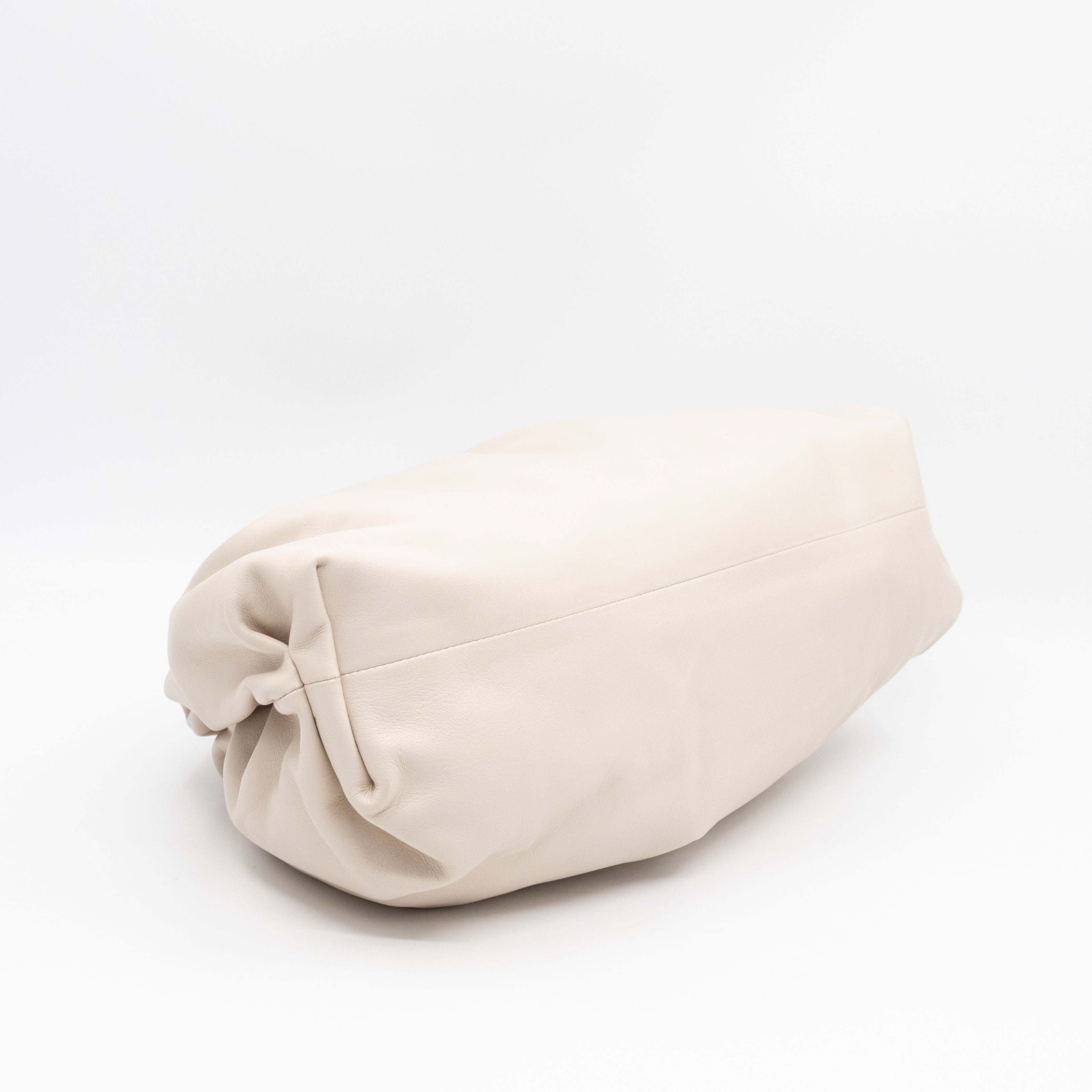 The Pouch Smooth Beige Leather