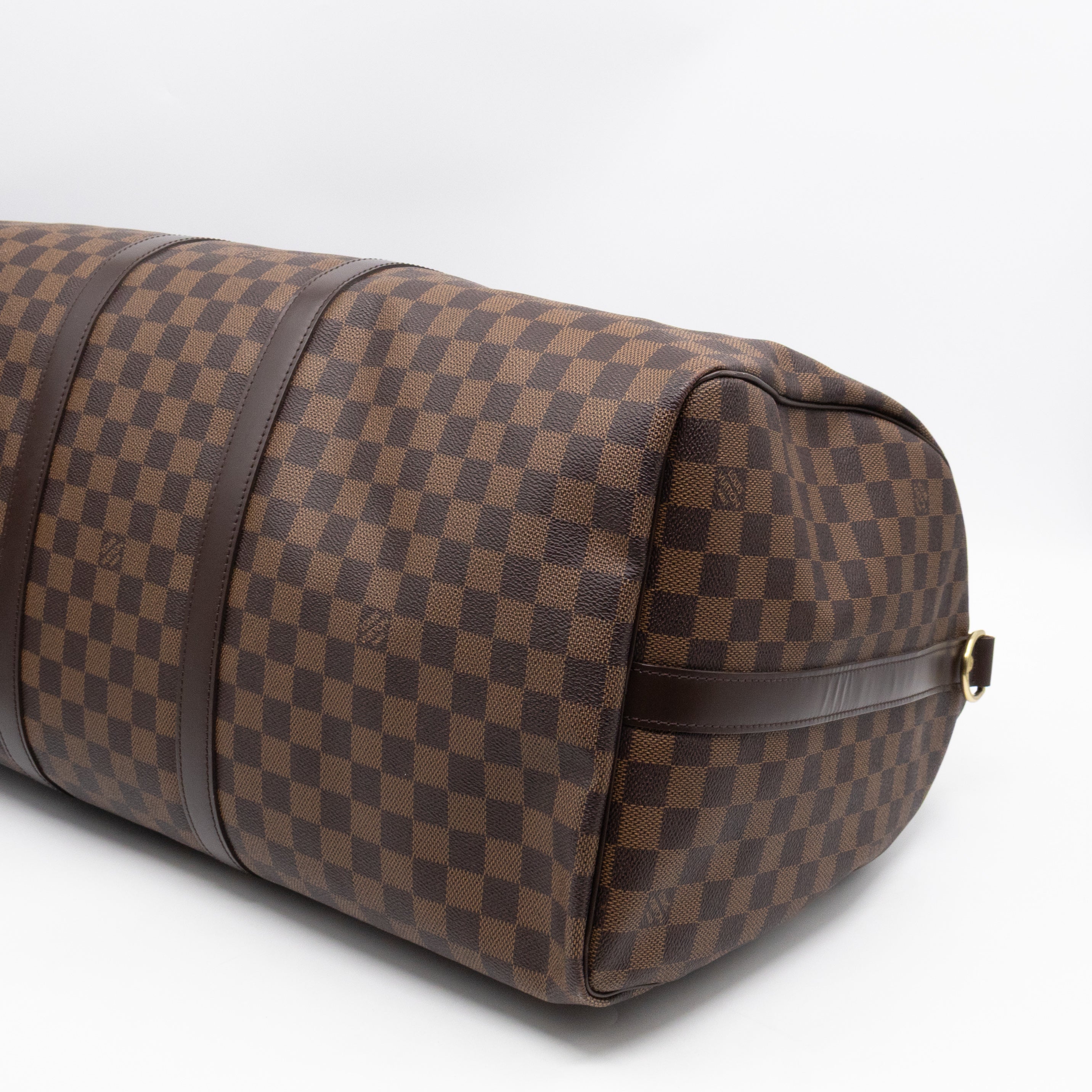 Keepall 55 Bandouliere Damier Ebene