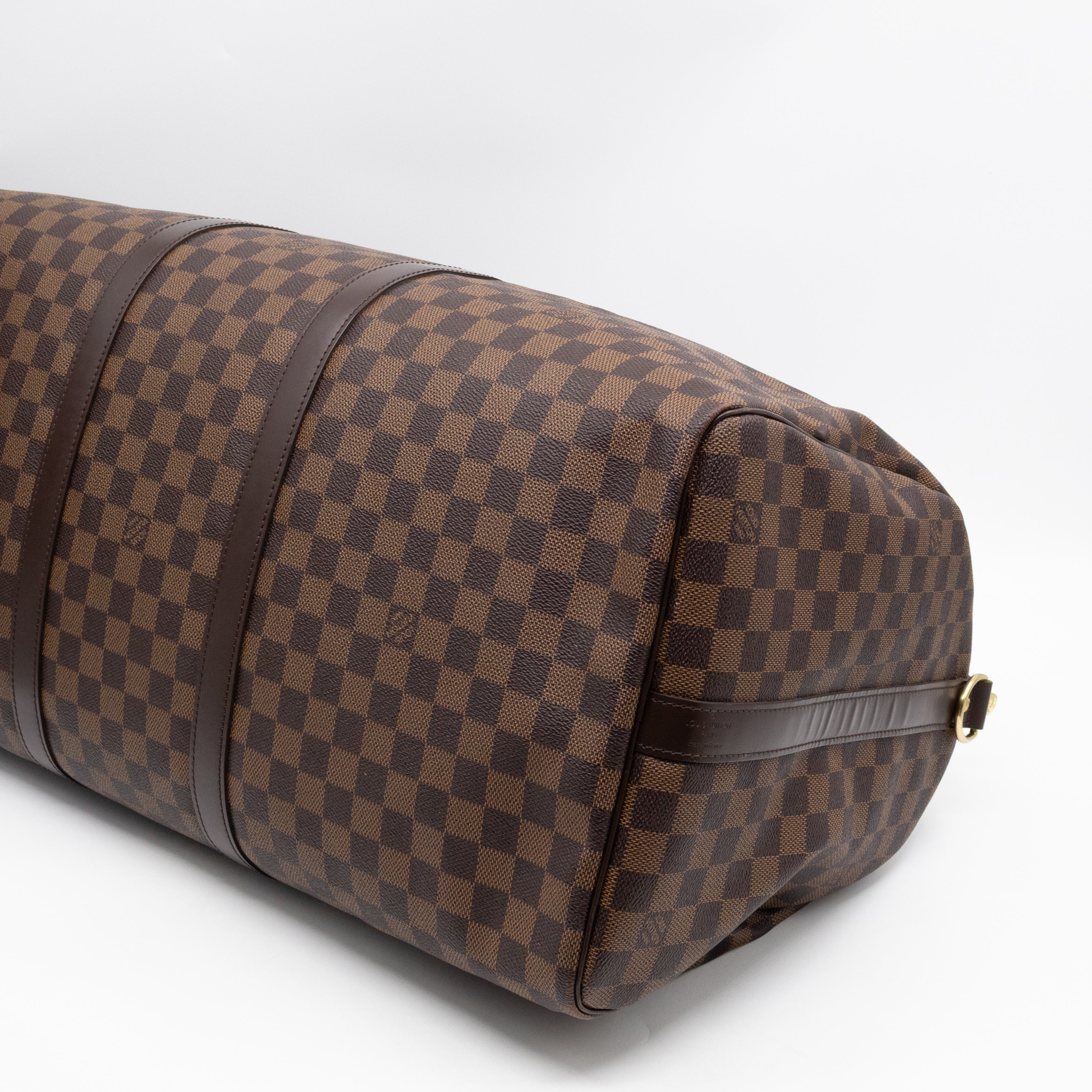 Keepall 55 Bandouliere Damier Ebene