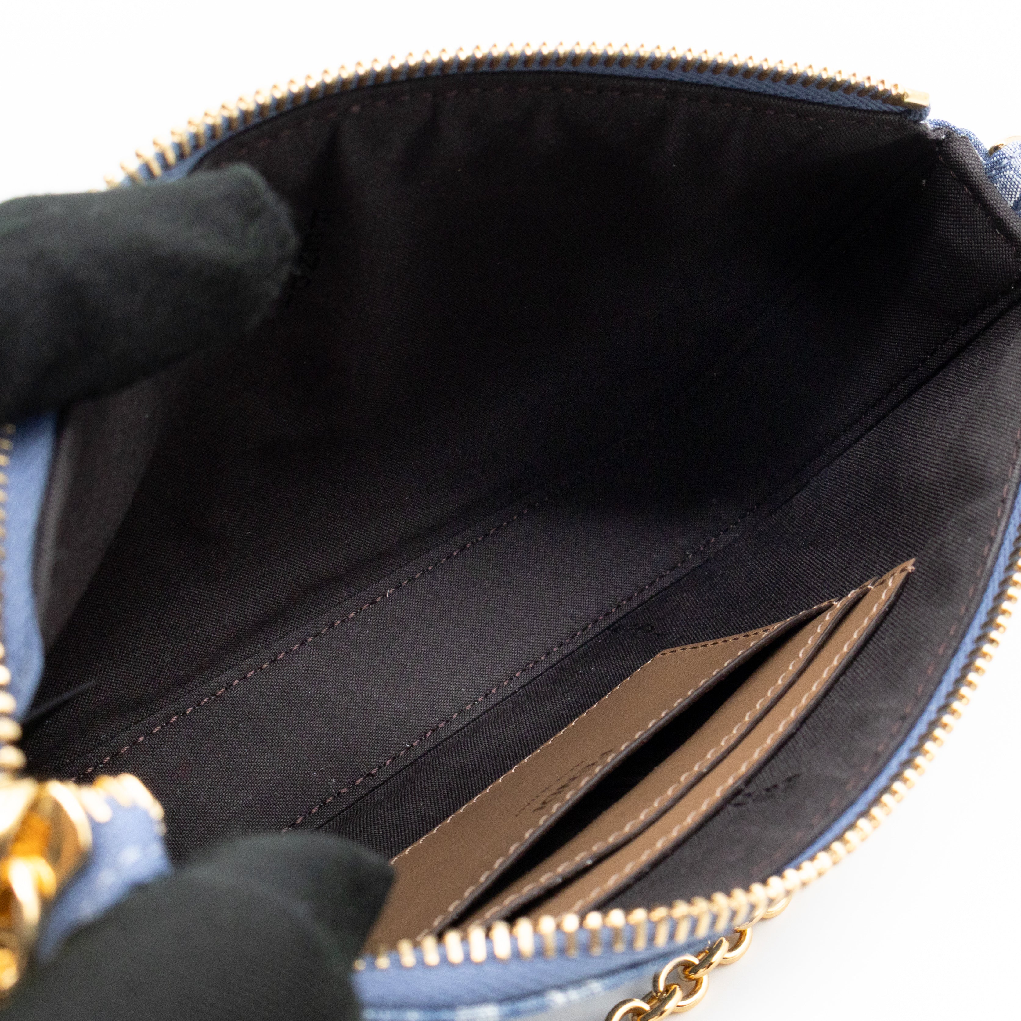 Baguette Pouch Blue Denim