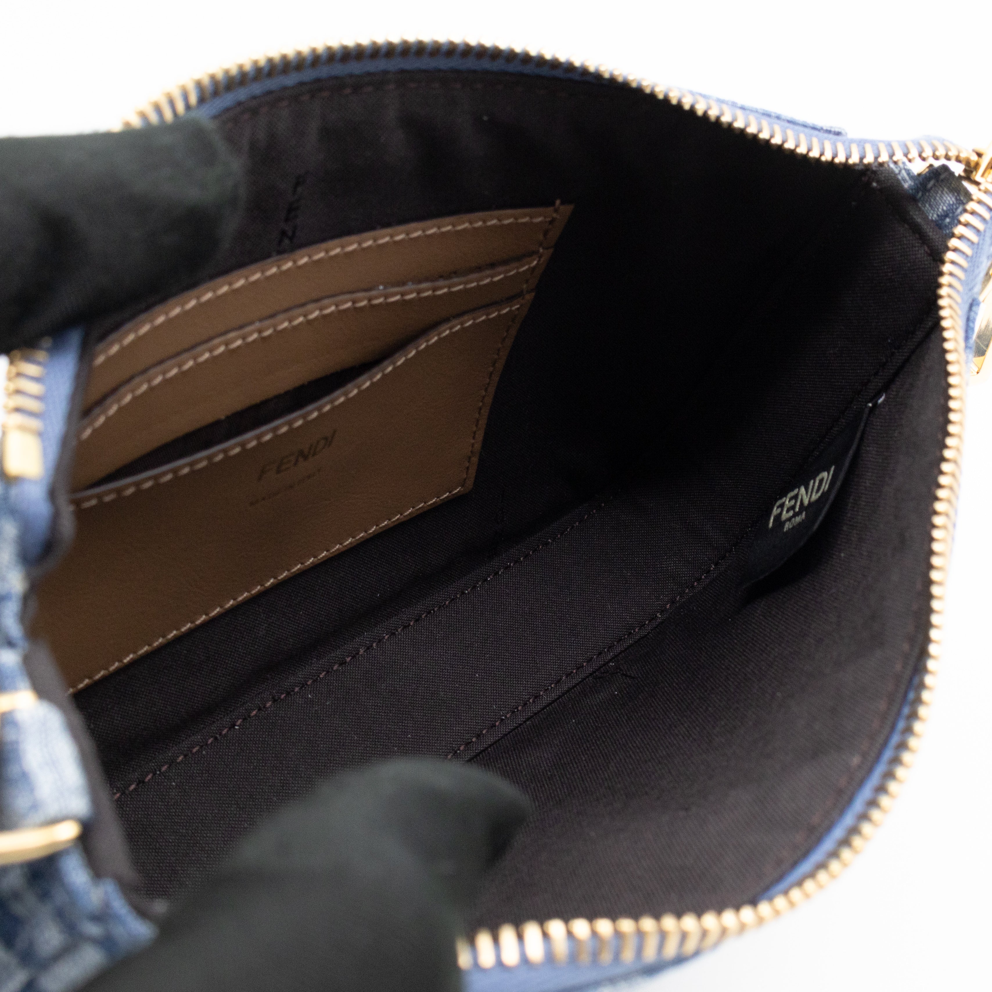 Baguette Pouch Blue Denim