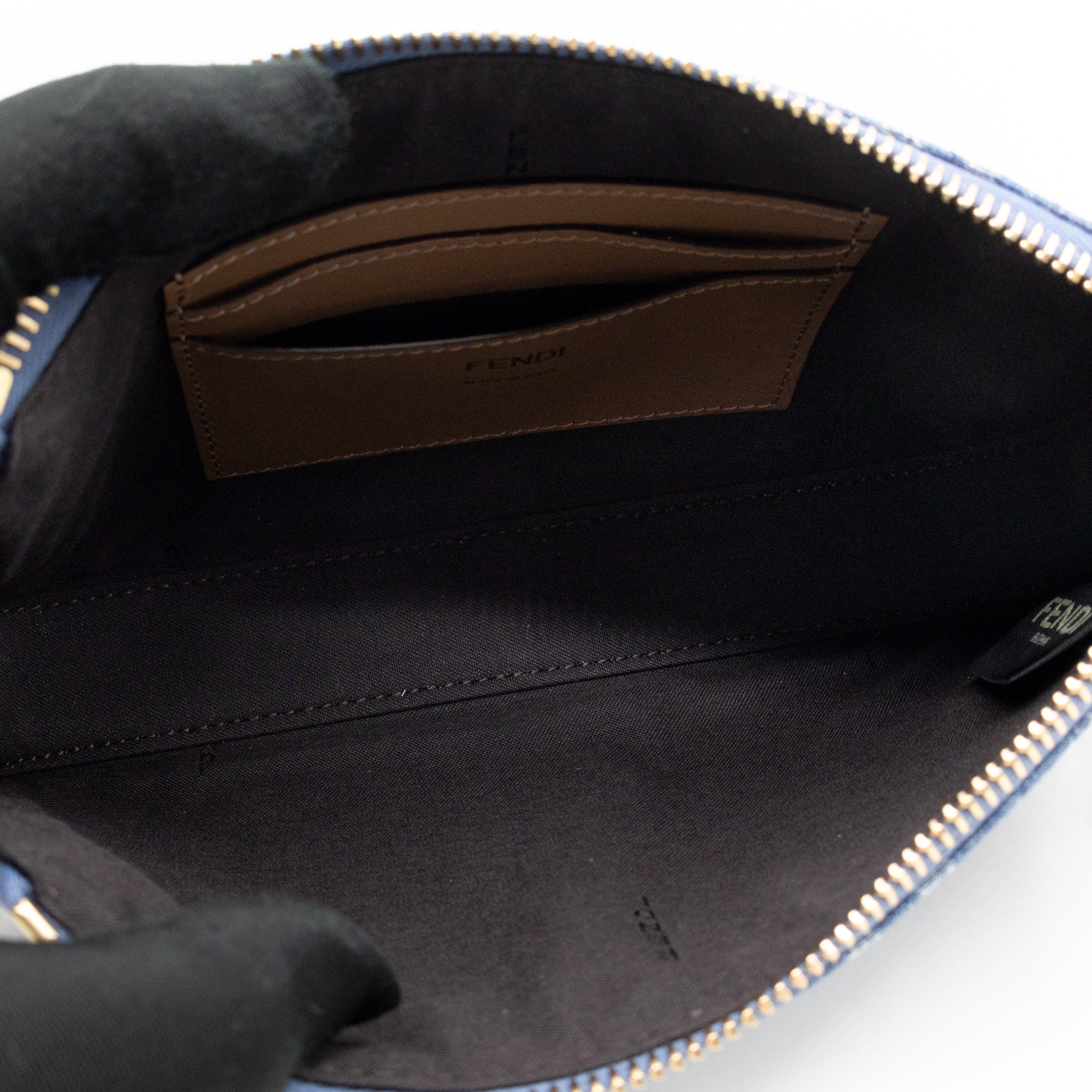 Baguette Pouch Blue Denim