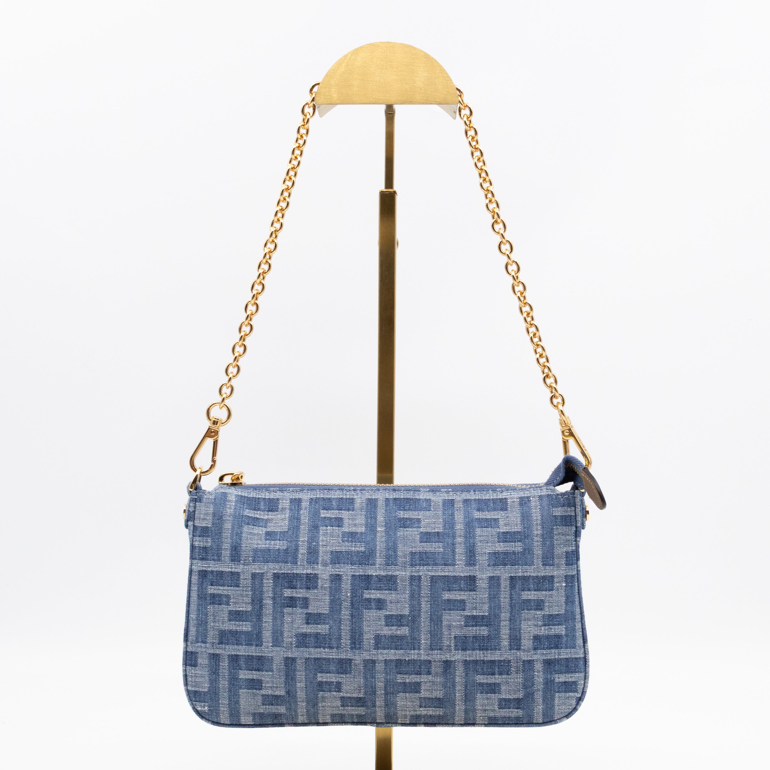 Baguette Pouch Blue Denim